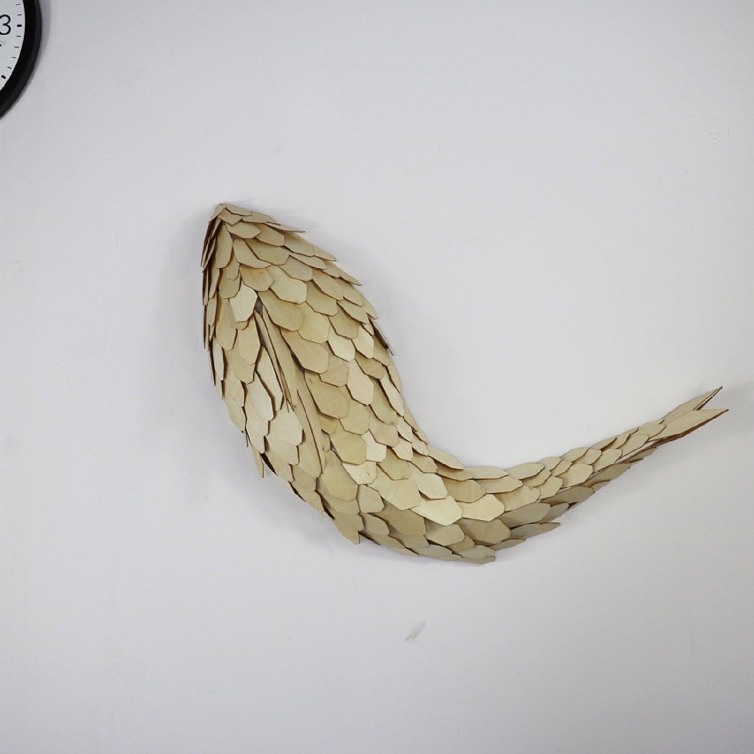 Graceful Koi Gliding Wall Lamp