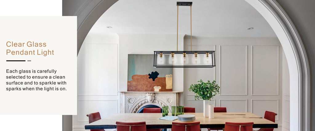 Harrison Industrial Farmhouse 5-Light Chandelier