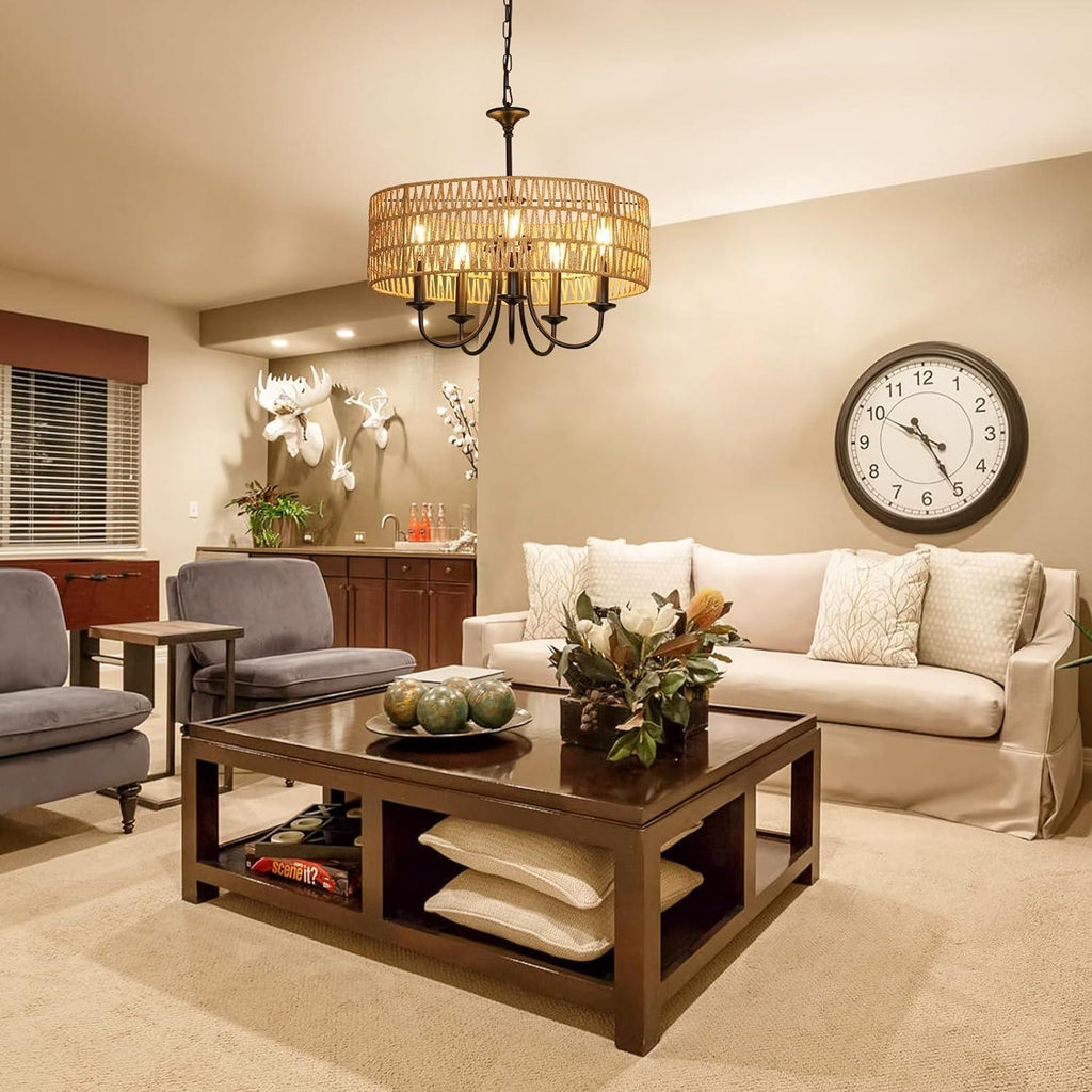 Holy Rattan Woven Pendant Light