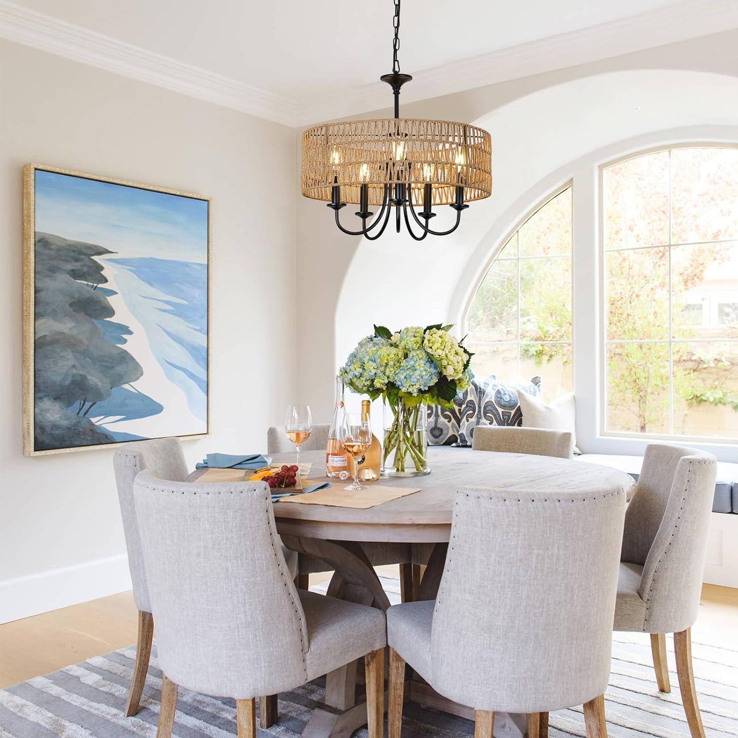 Holy Rattan Woven Pendant Light