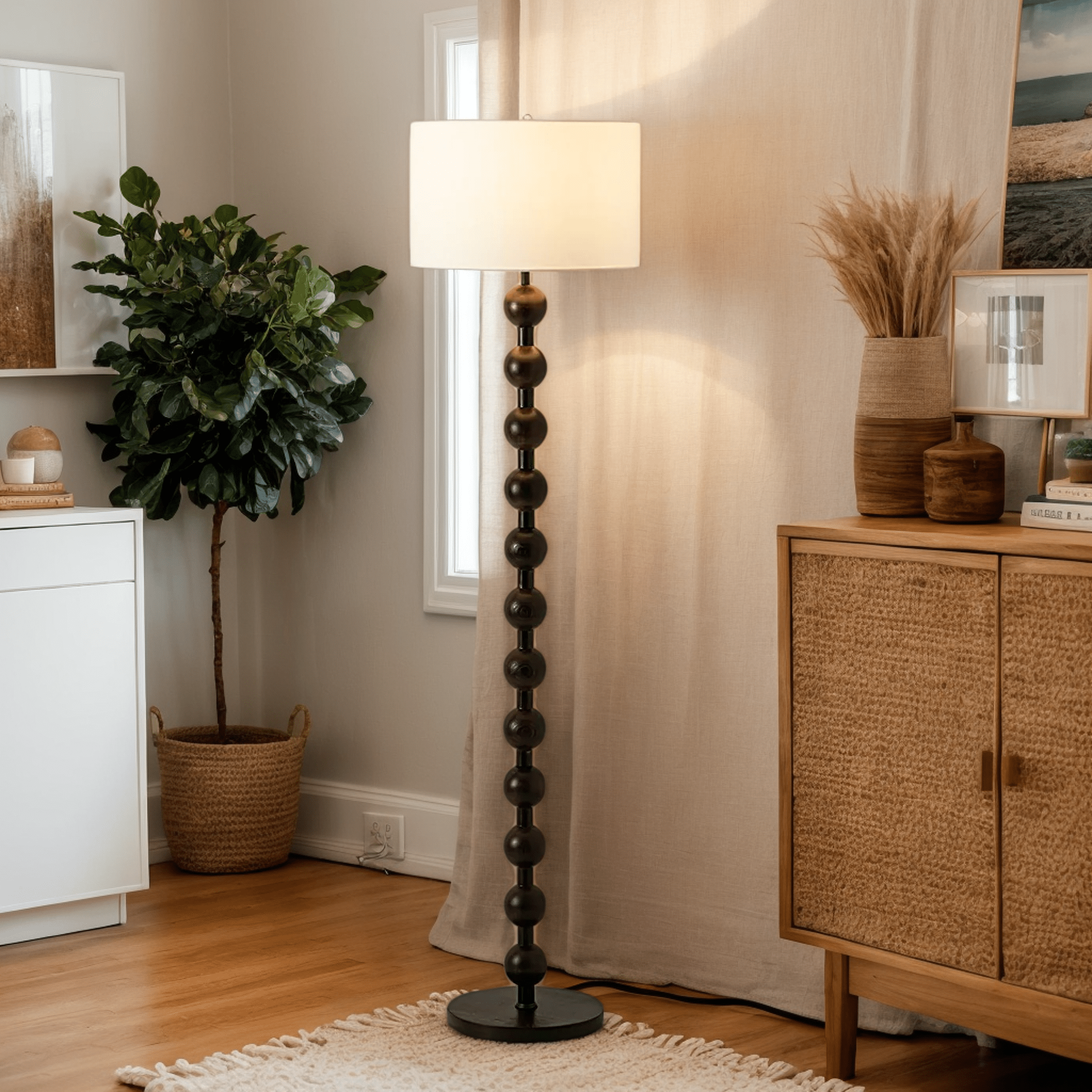 Hugo Barbell Floor Lamp