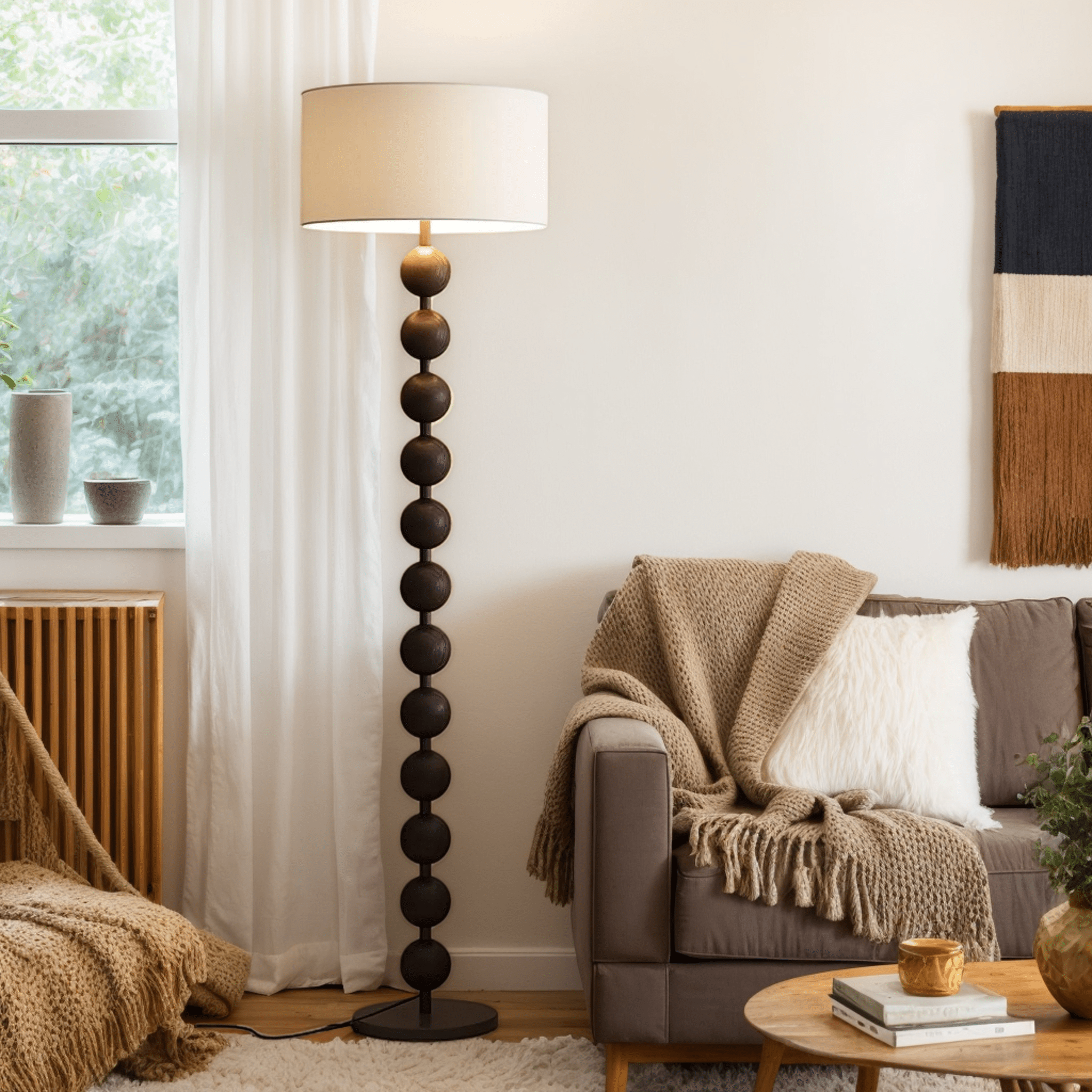 Hugo Barbell Floor Lamp