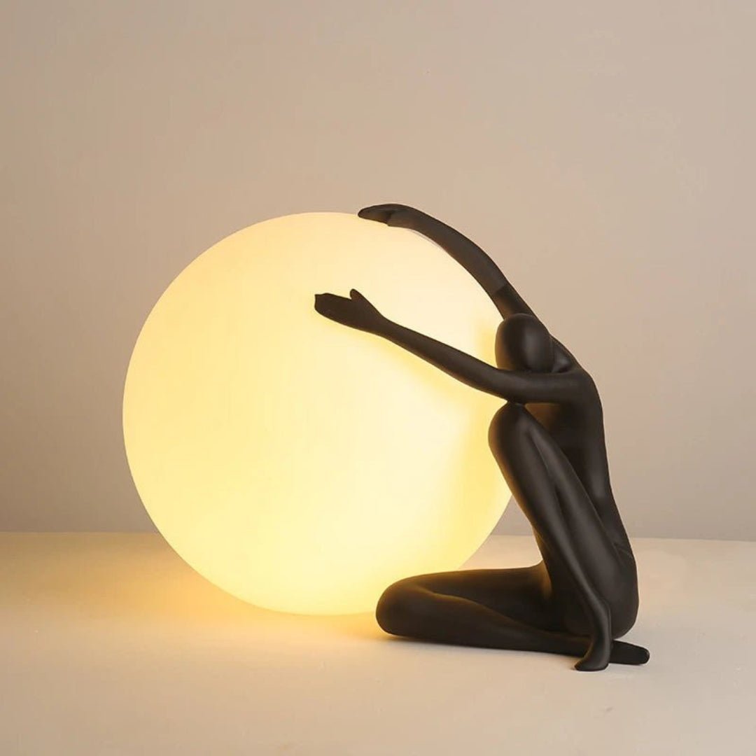 Humanoid Ball Holding Table Lamp - ZozHome