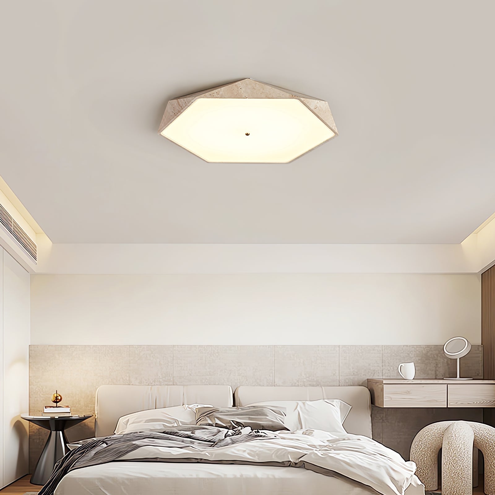 Lunarc Stone Ceiling Lamp