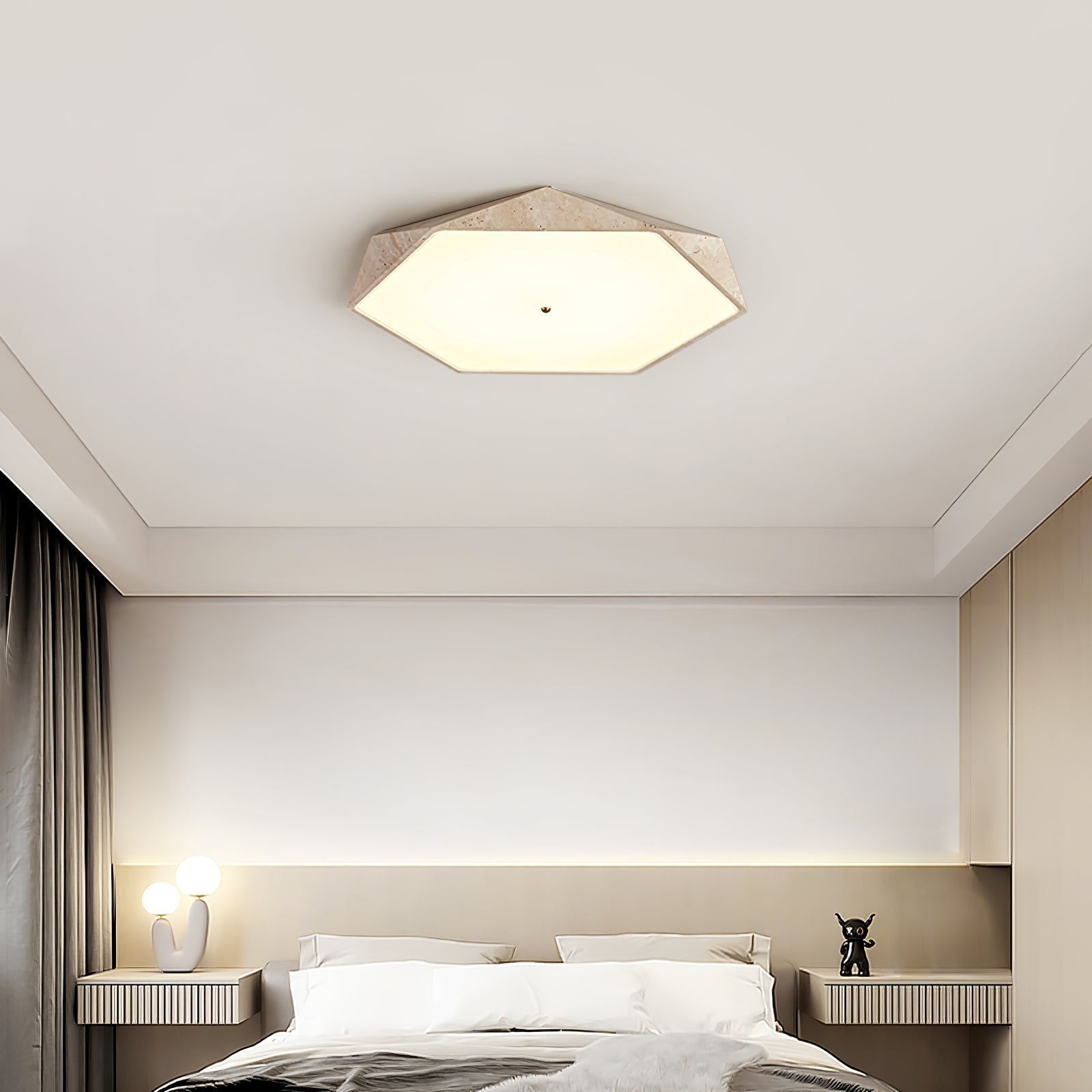 Lunarc Stone Ceiling Lamp