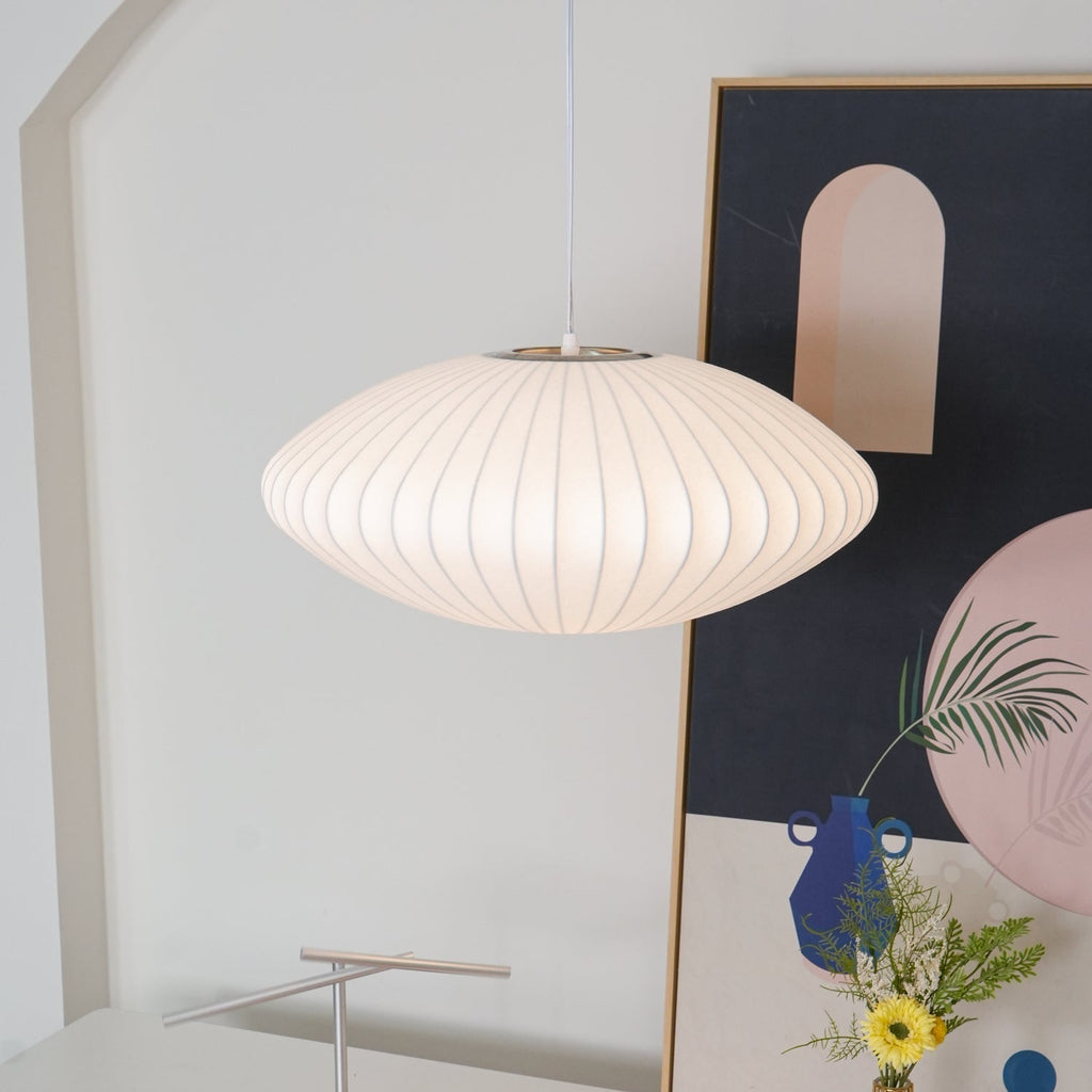 Imitation Silk Bubble Swag Pendant Light