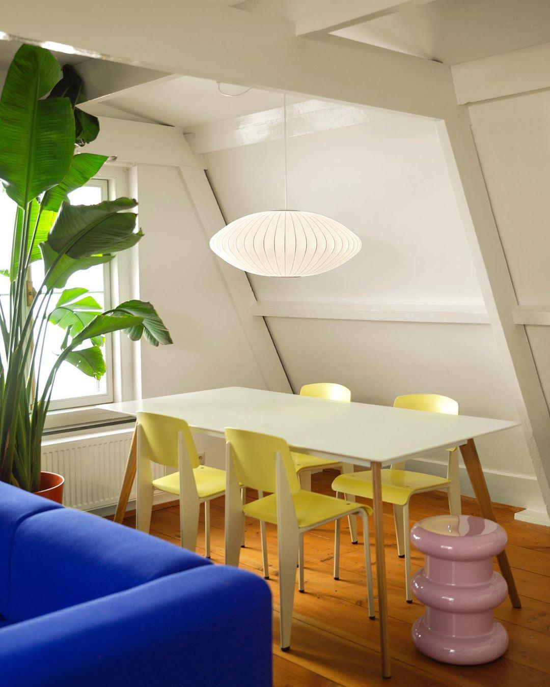 Imitation Silk Bubble Swag Pendant Light