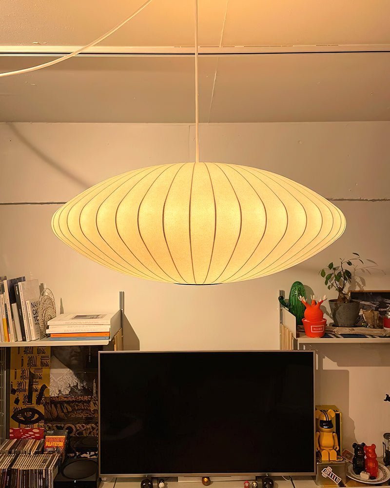 Imitation Silk Bubble Swag Pendant Light