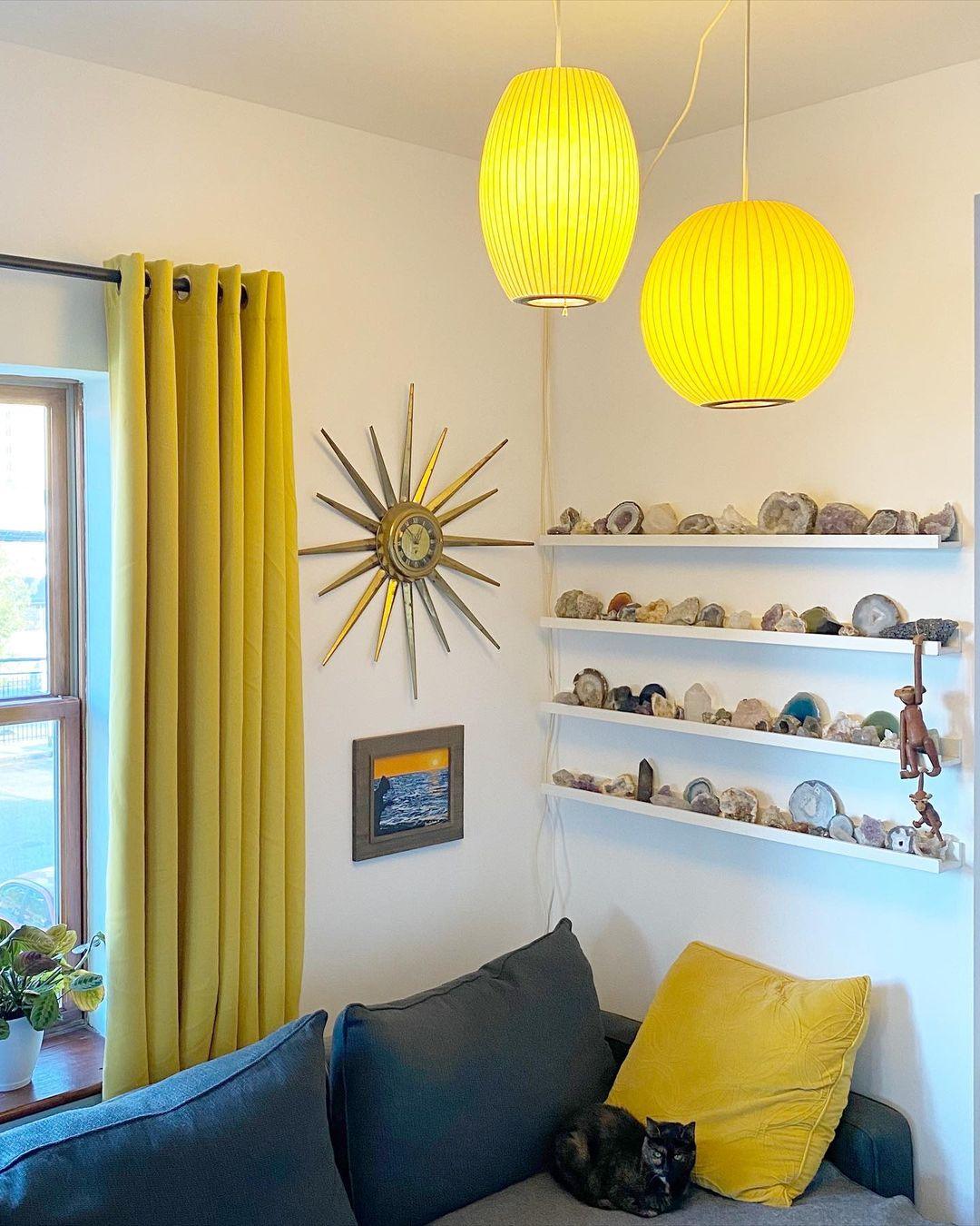 Imitation Silk Bubble Swag Pendant Light