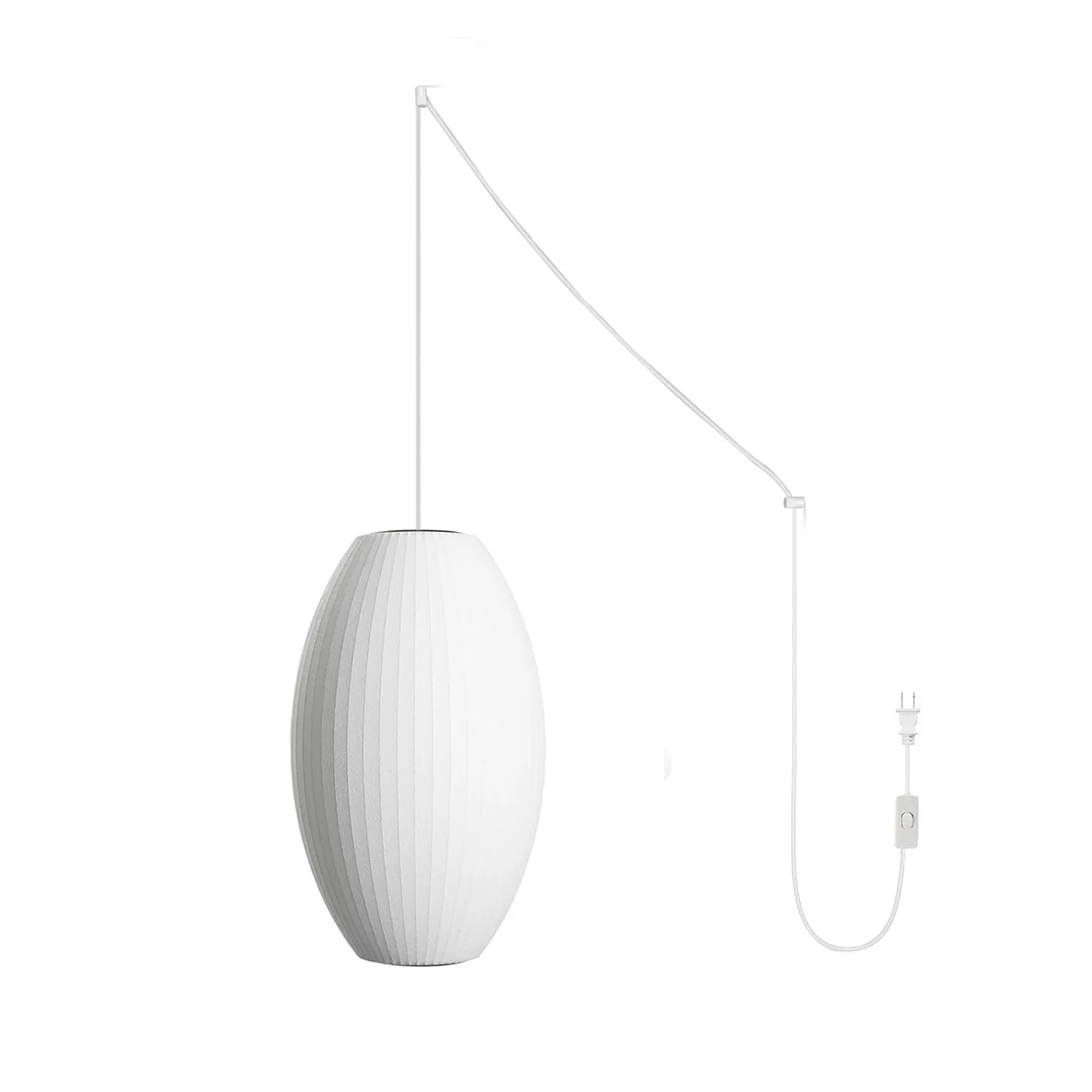 Imitation Silk Bubble Swag Pendant Light