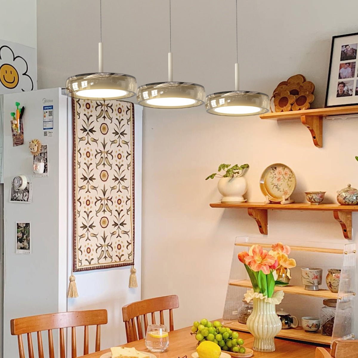 Italian Style Glass Pendant Light