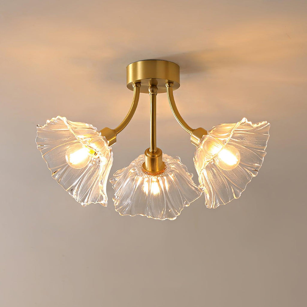 Kalin Flower Glass Ceiling Lamp - ZozHome