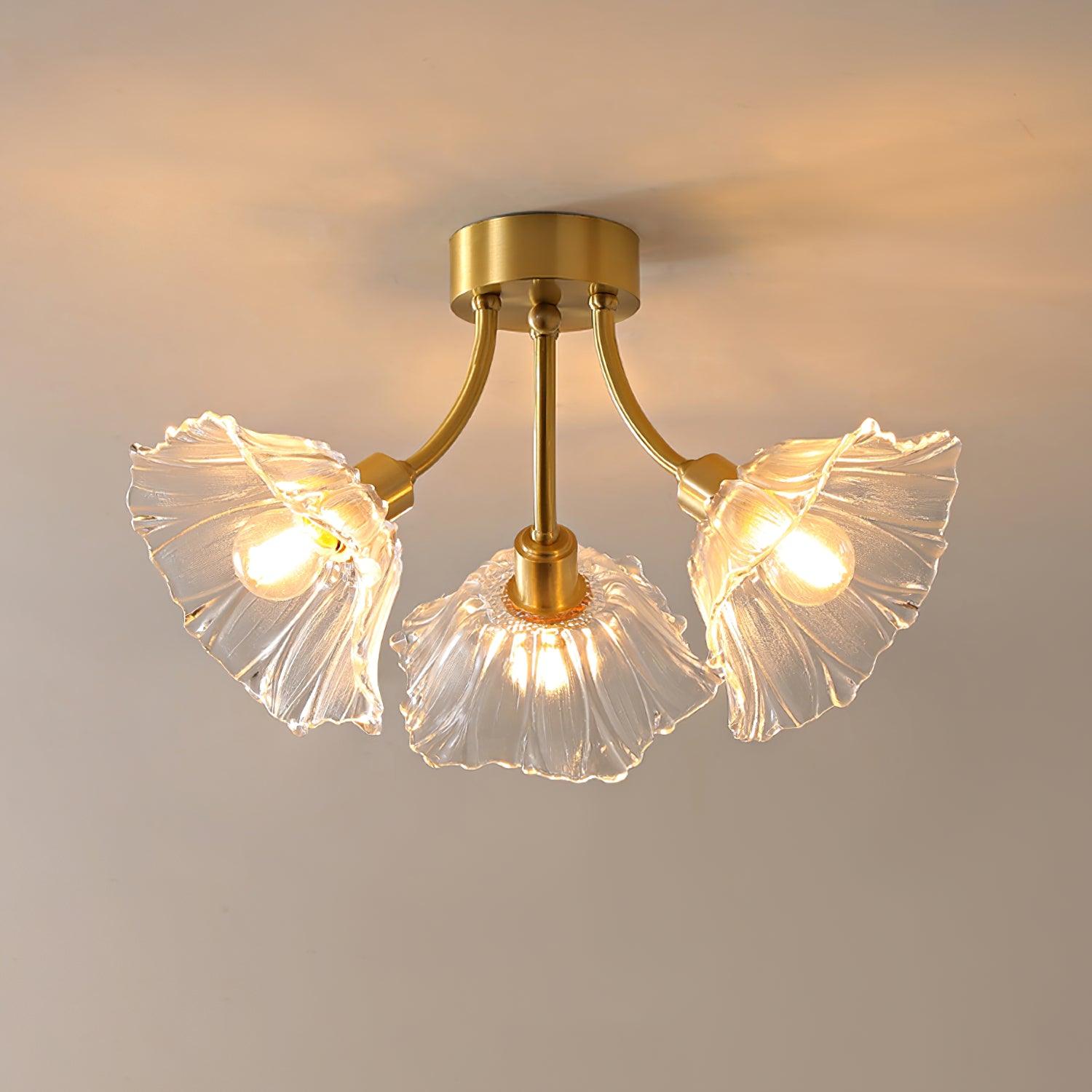Kalin Flower Glass Ceiling Lamp - ZozHome