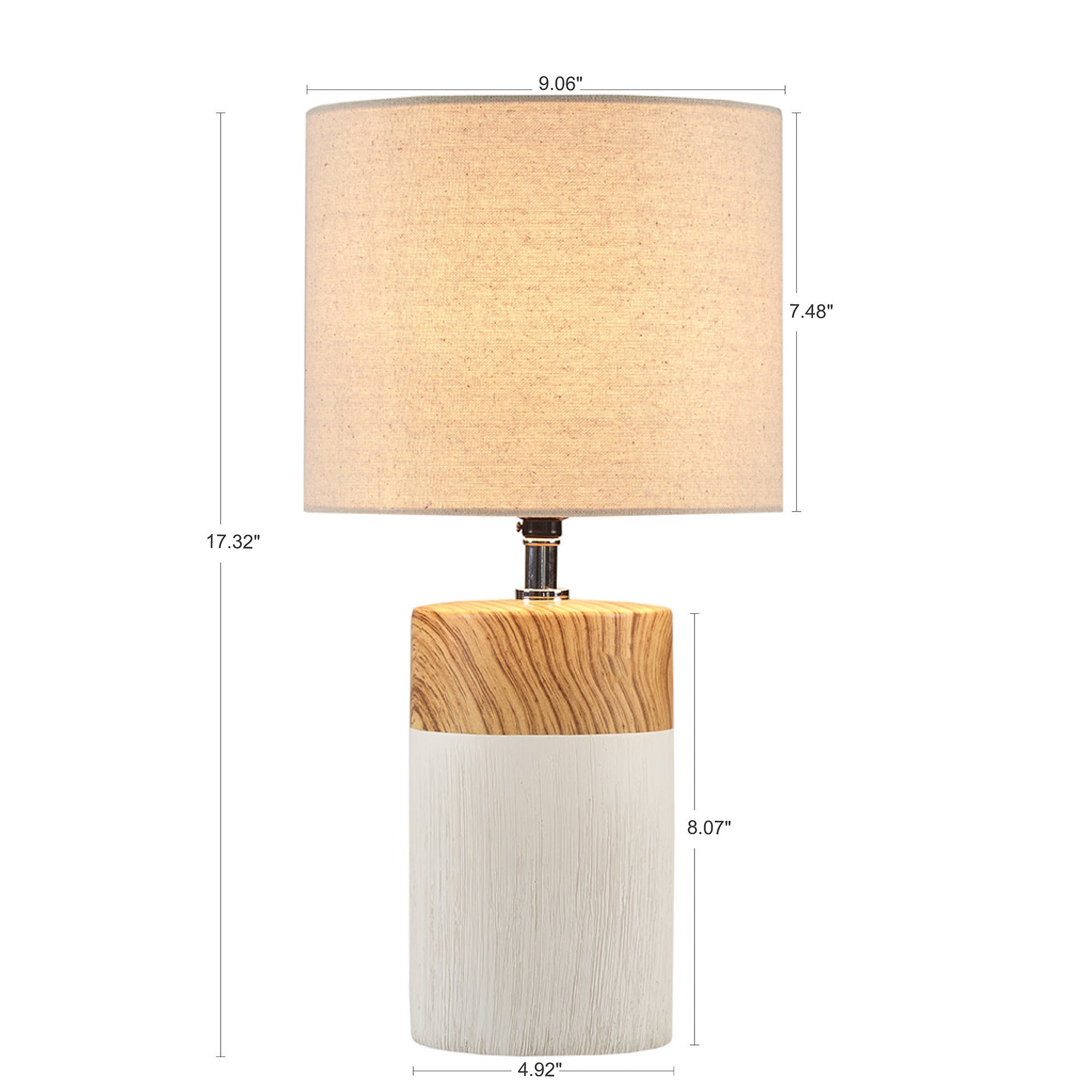 Kessa Textured Ceramic Table Lamp