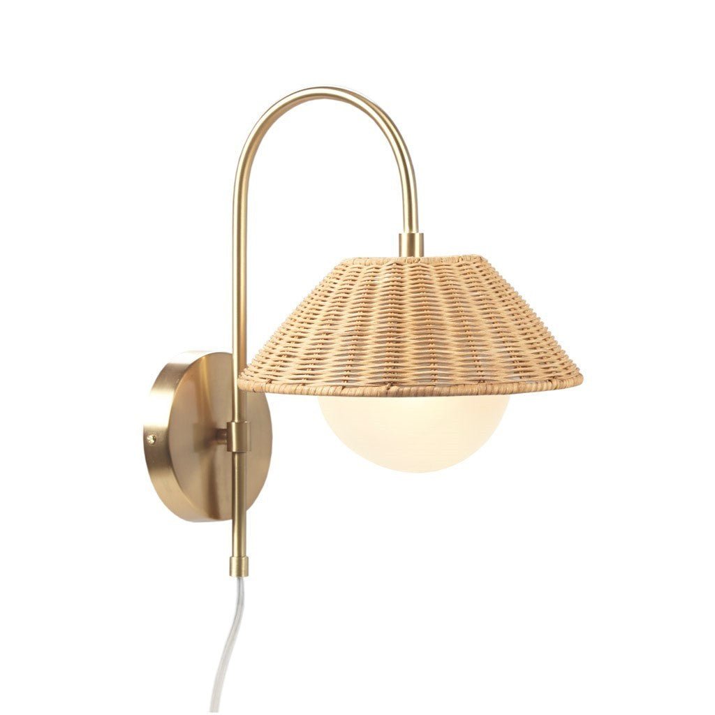 Laguna Rattan Wall Sconce