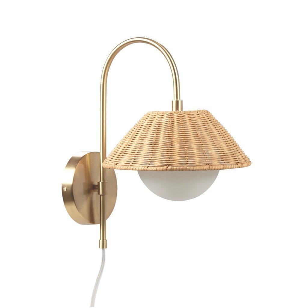 Laguna Rattan Wall Sconce