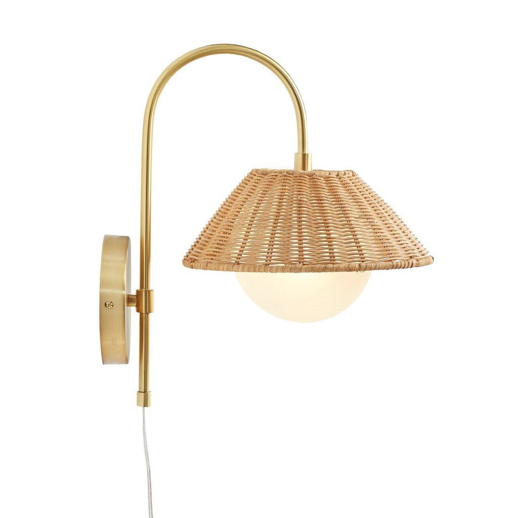 Laguna Rattan Wall Sconce