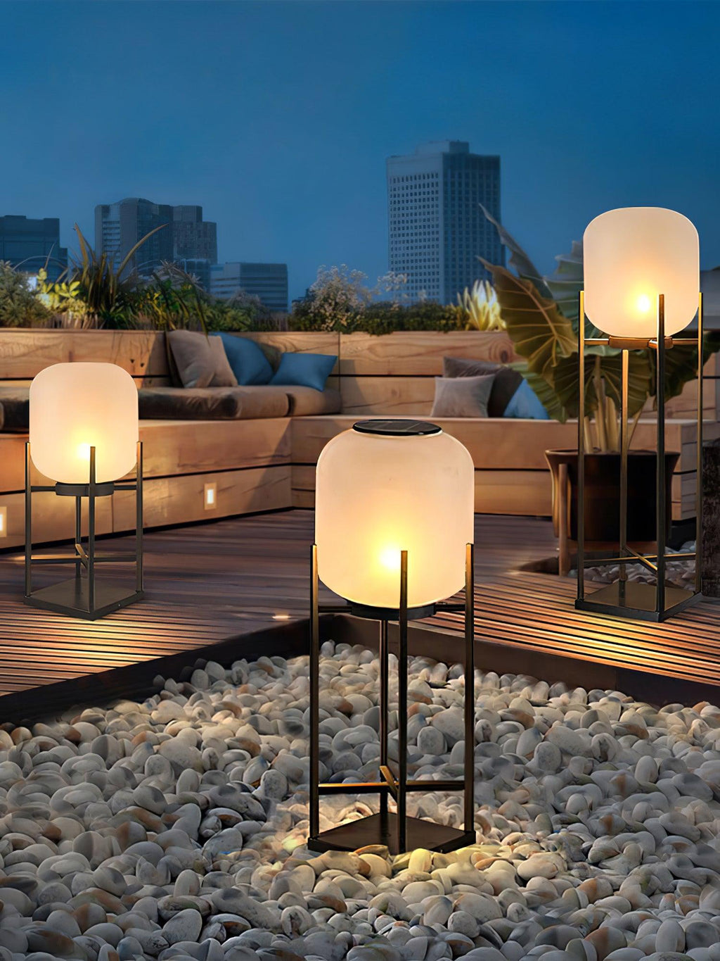 Lantern Outdoor Floor Lamp