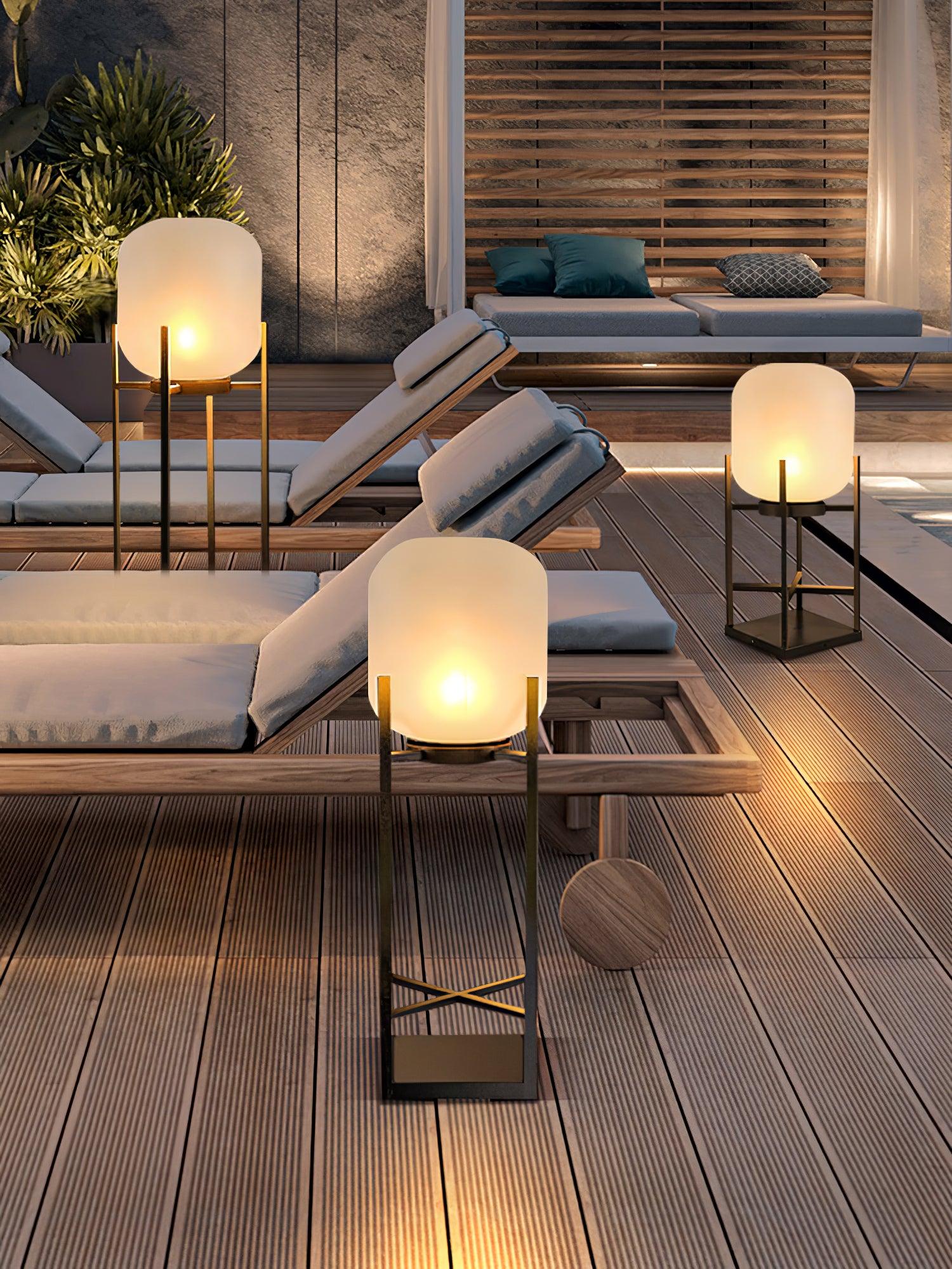 Lantern Outdoor Floor Lamp