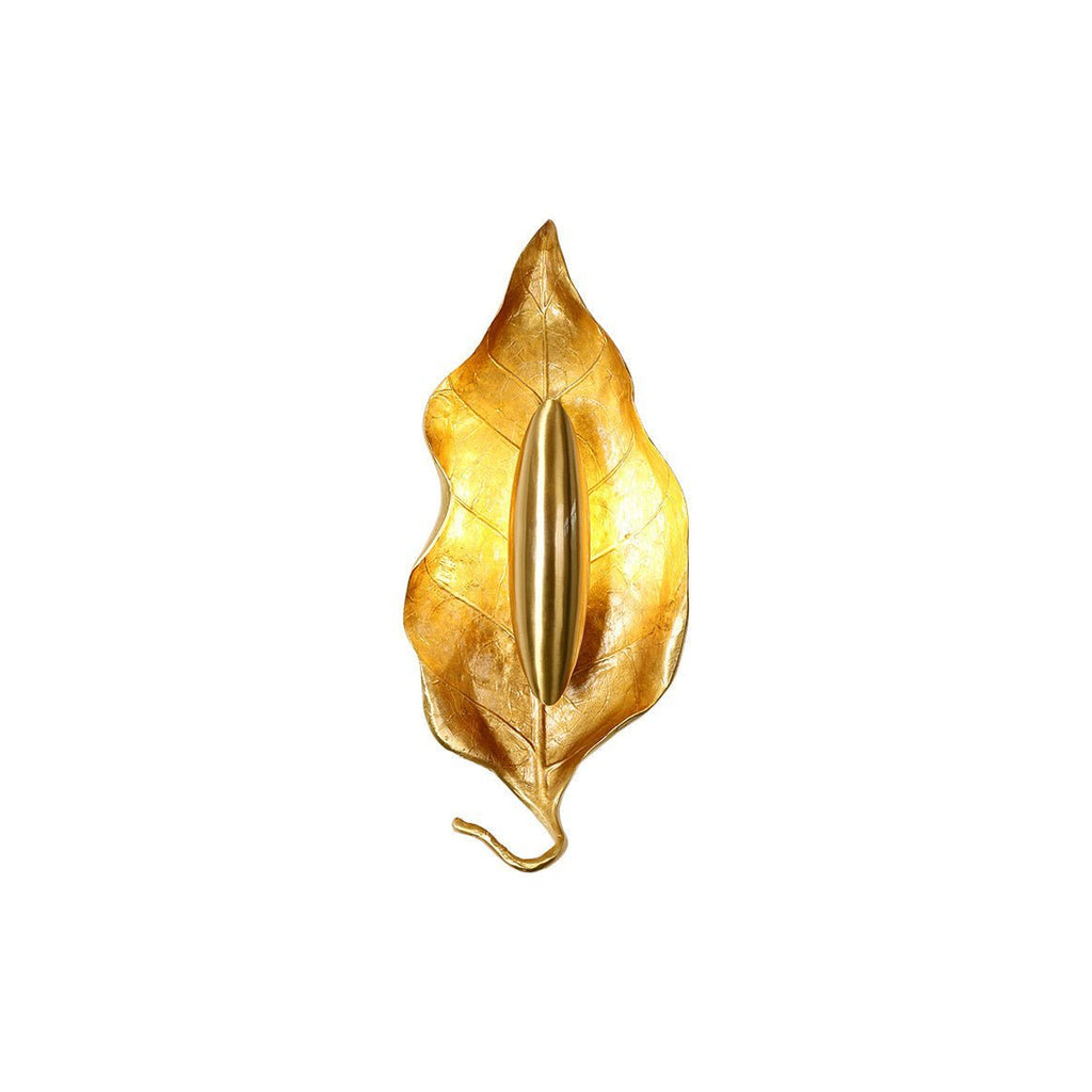 Leaf Brass Wall Lamp