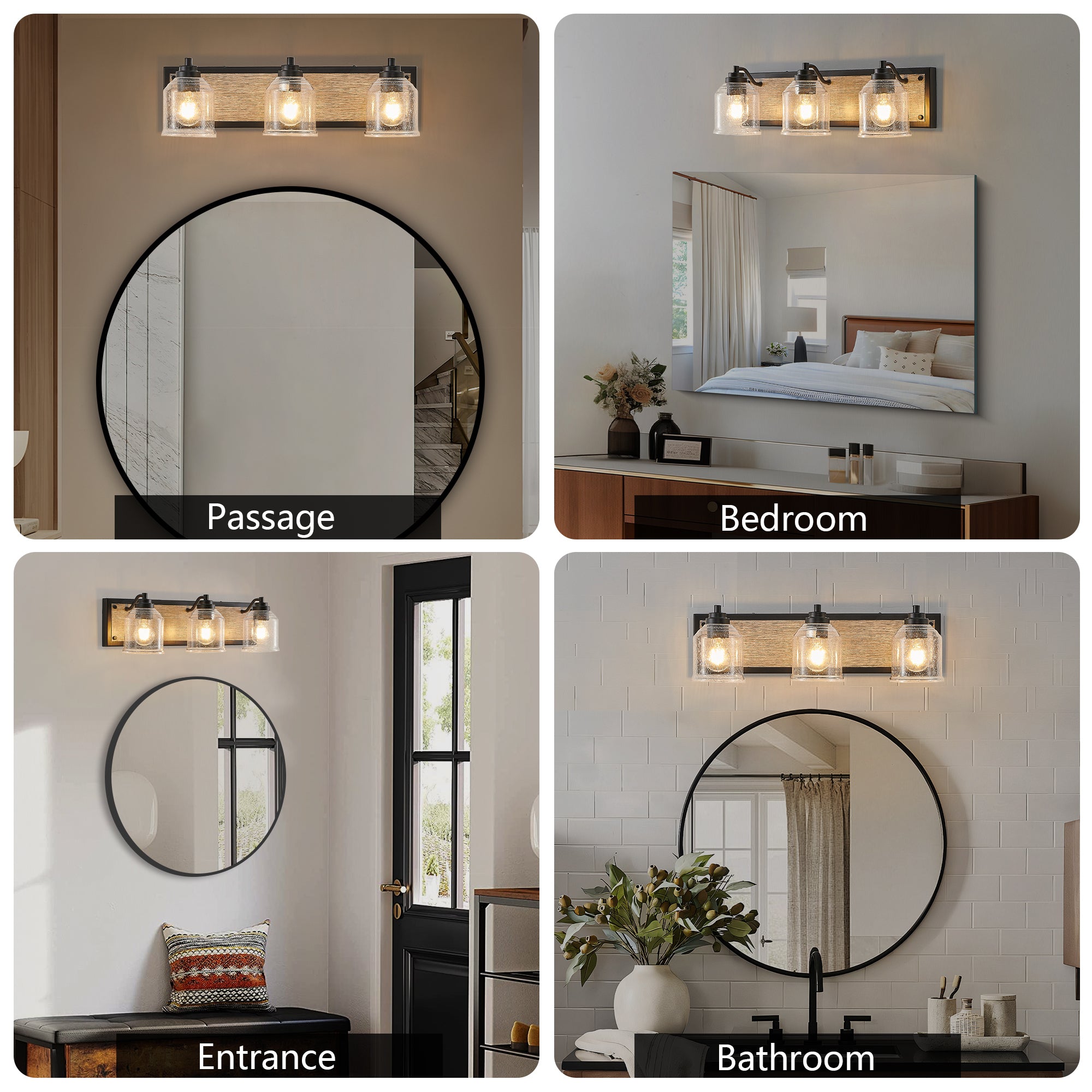 Lennox Farmhouse Vanity Light