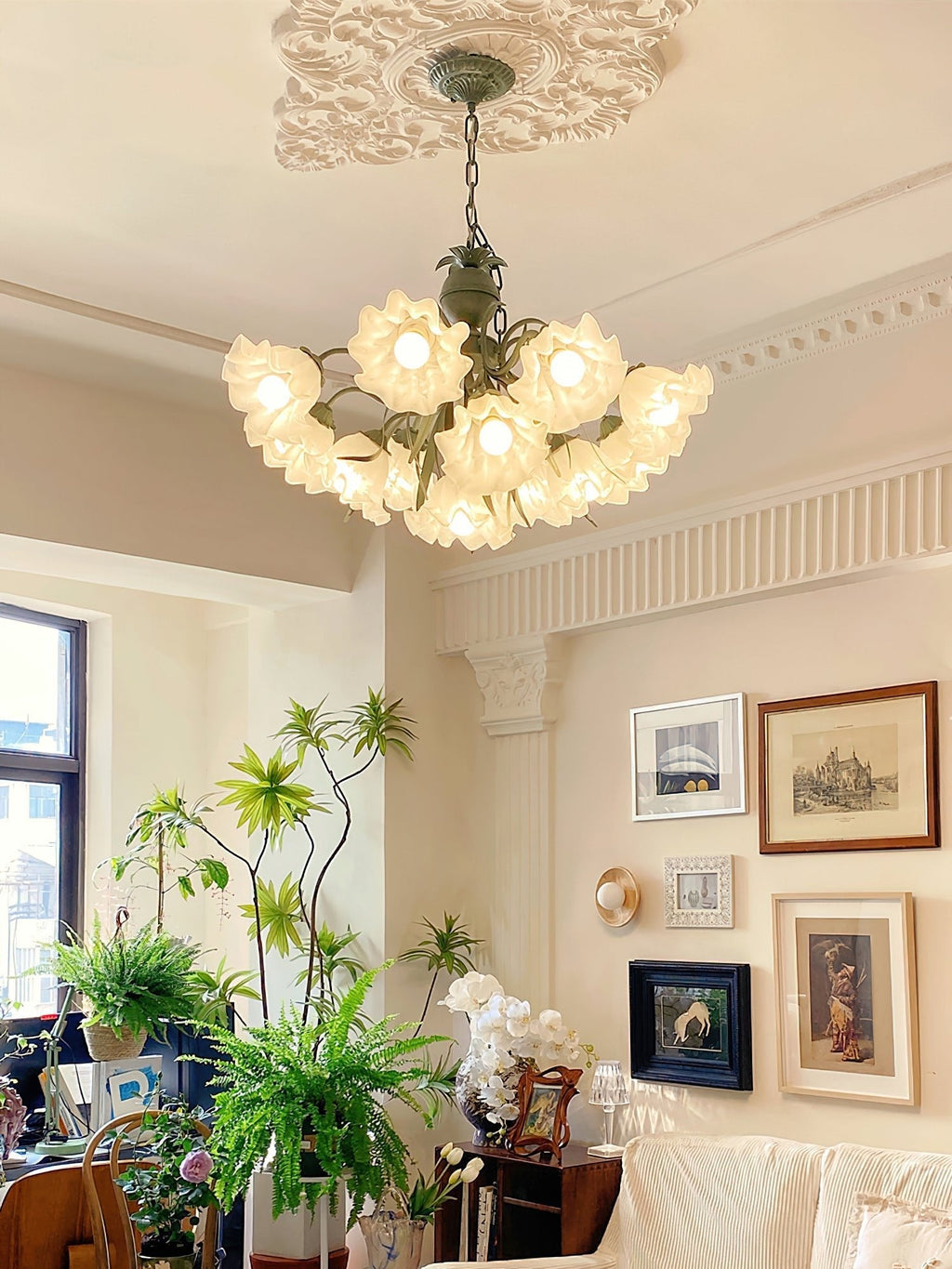 Lily of the Valley Chandelier