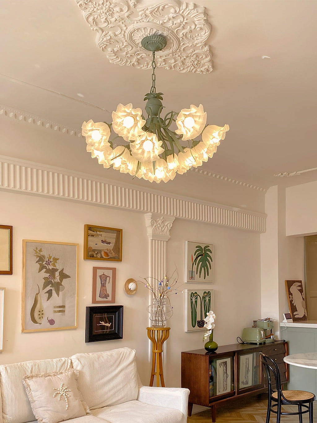 Lily of the Valley Chandelier