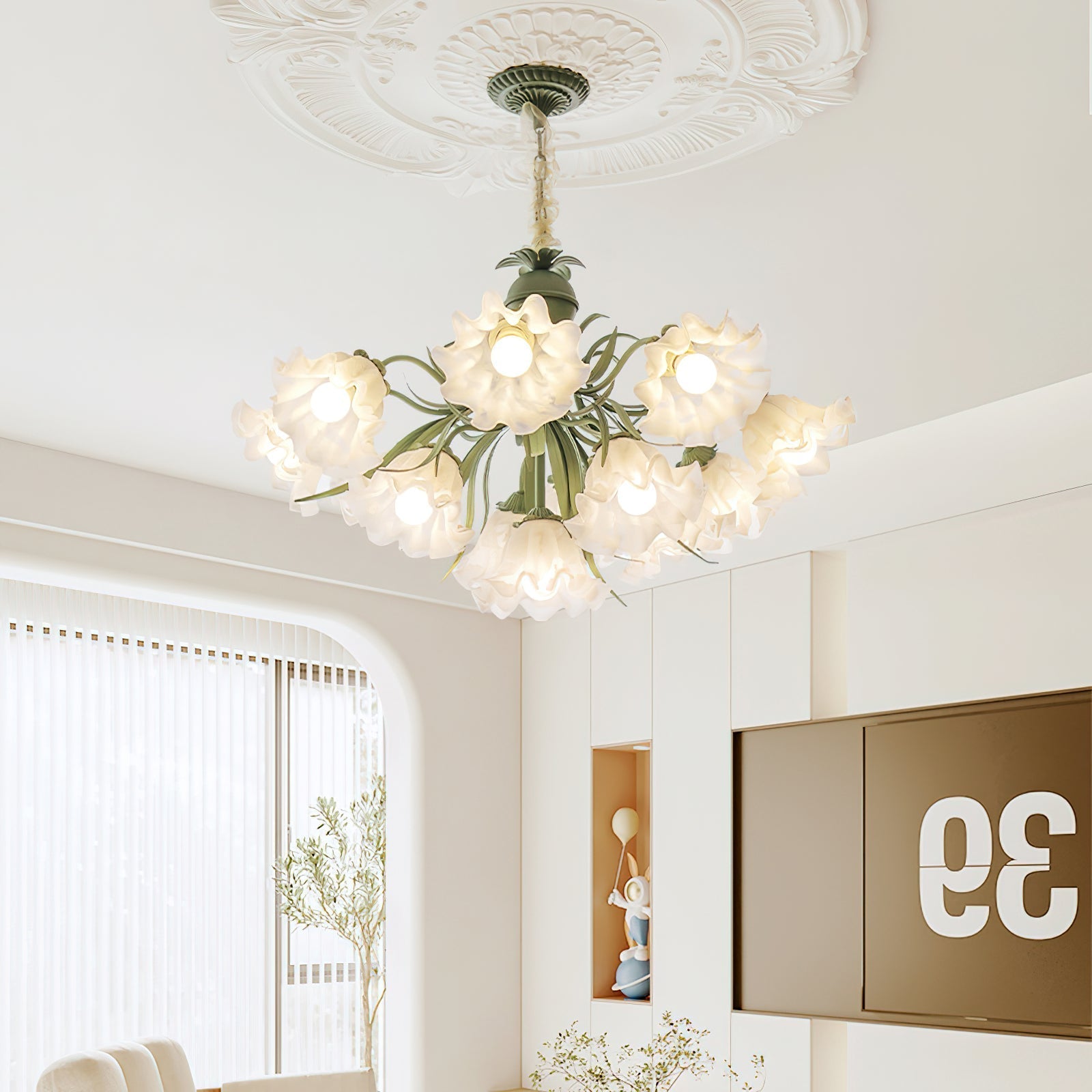 Lily of the Valley Chandelier