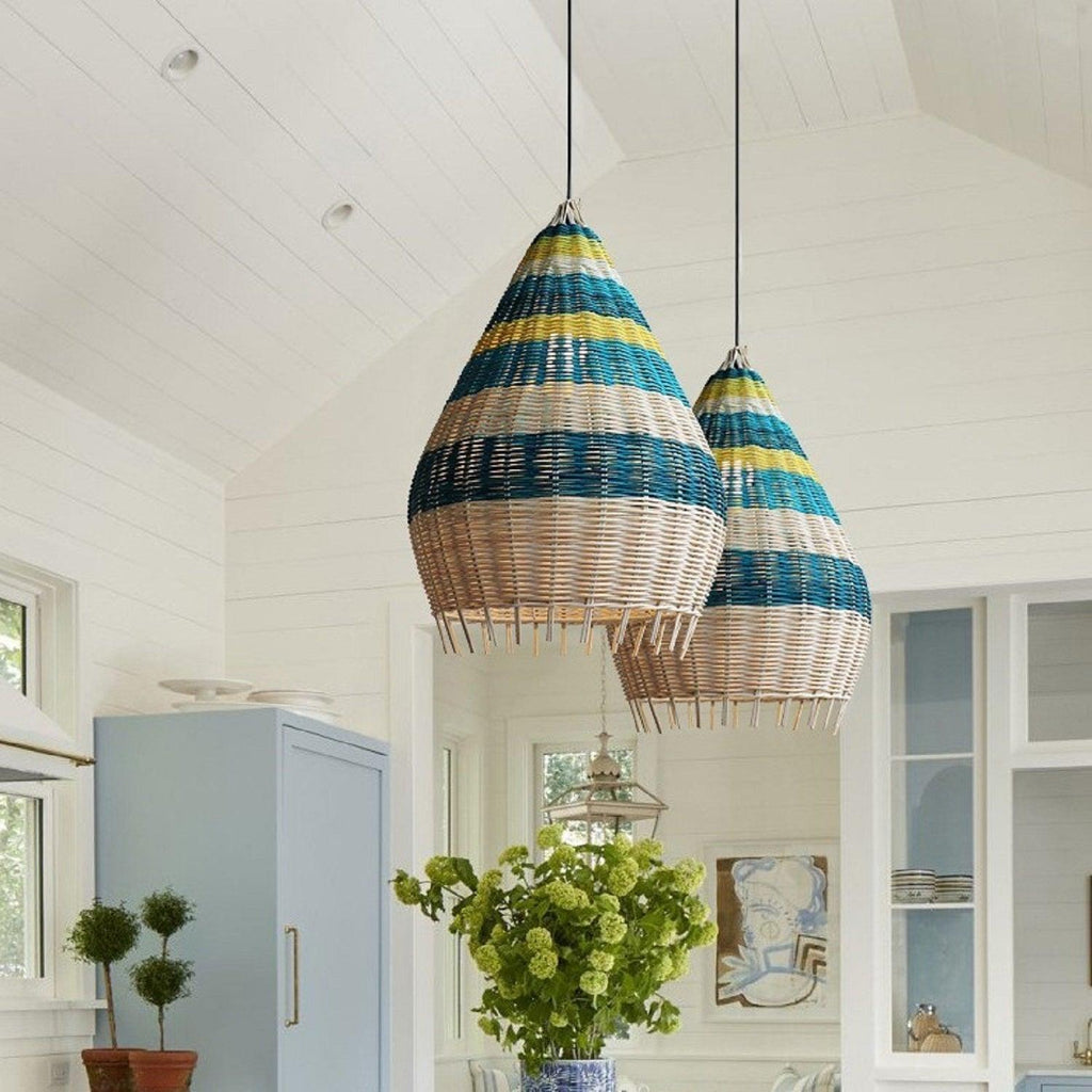 Lsle Man Charm Rattan Woven Pendant Light