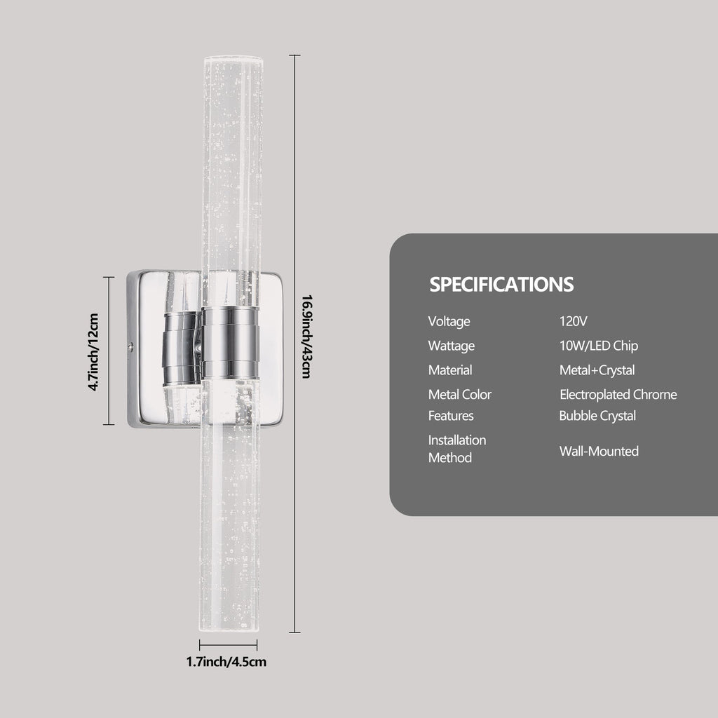 Luminis Crystal Vanity Light