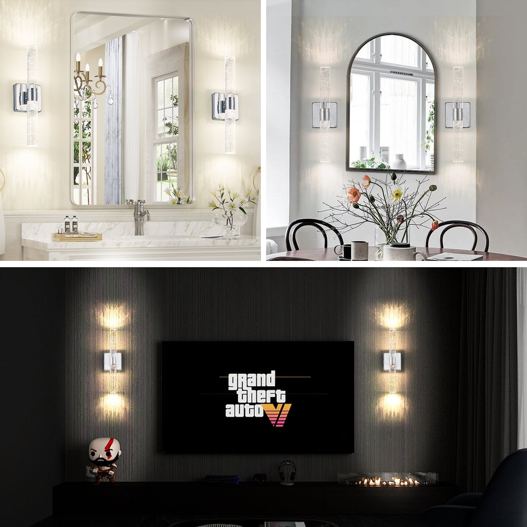 Luminis Crystal Vanity Light