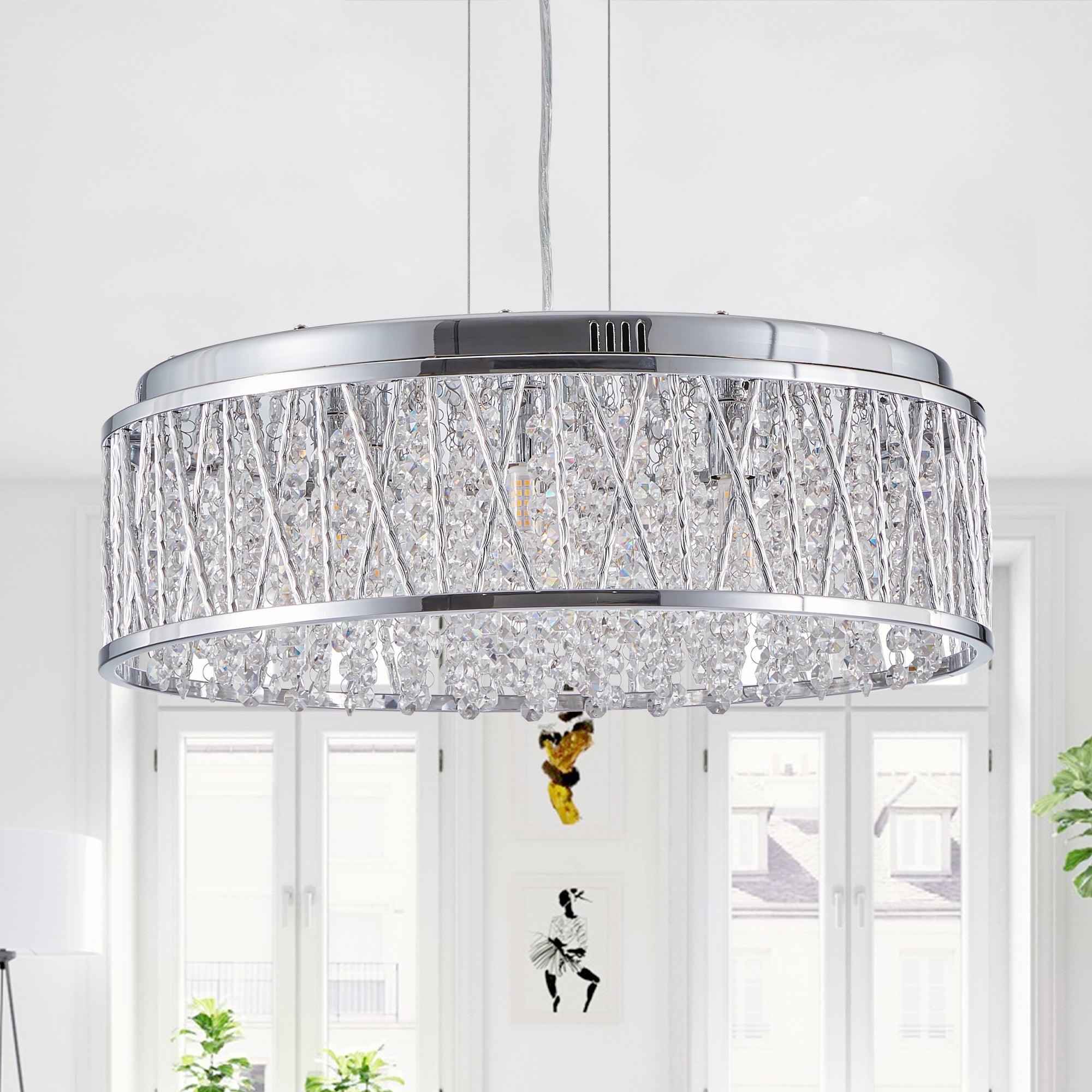 Luminous Circle Modern Crystal Chandelier