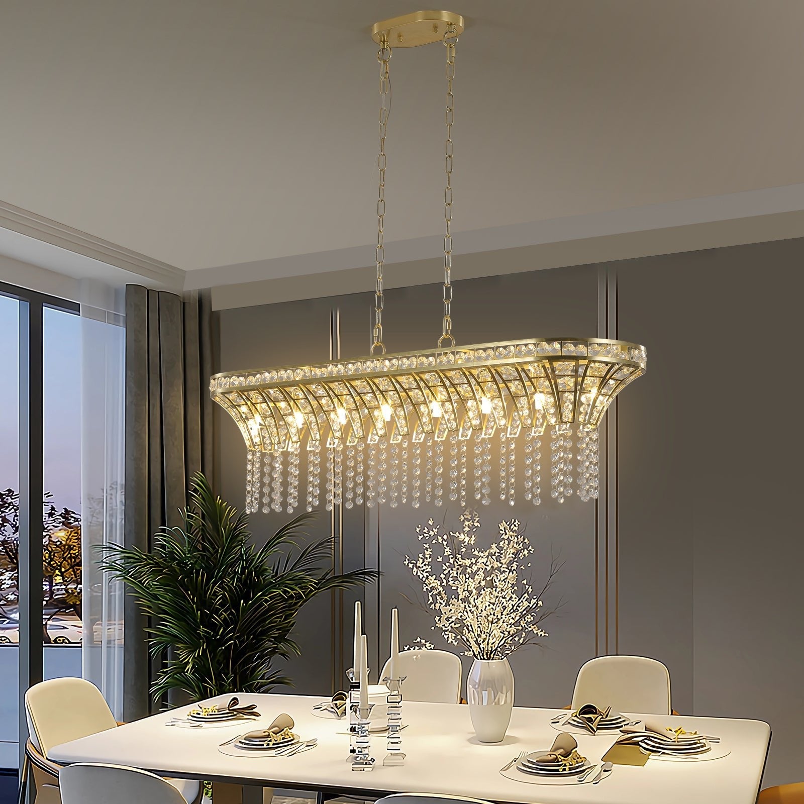 Luminous Strata Chandelier