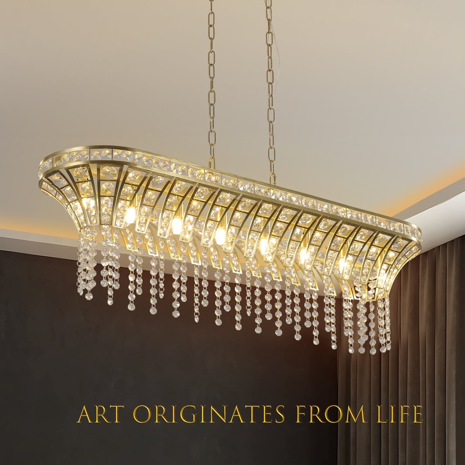 Luminous Strata Chandelier