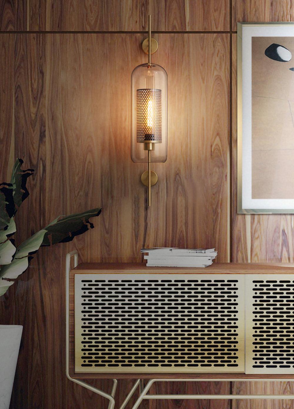 Luxe Glass Wall Light