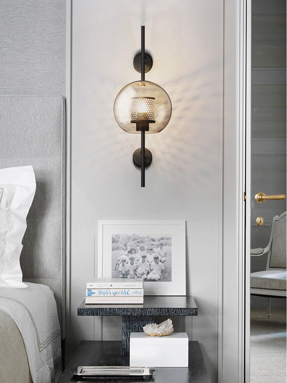 Luxe Glass Wall Light