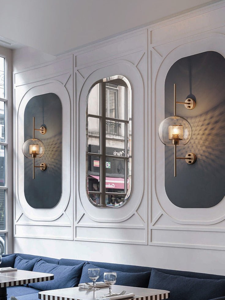 Luxe Glass Wall Light
