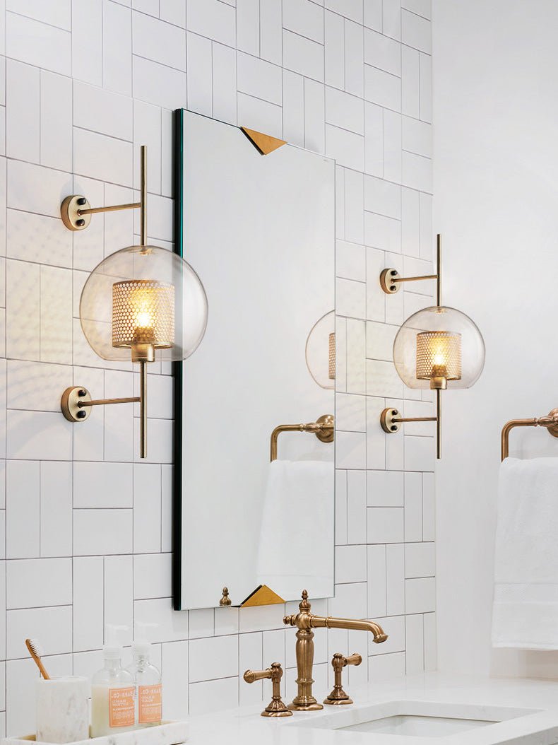 Luxe Glass Wall Light