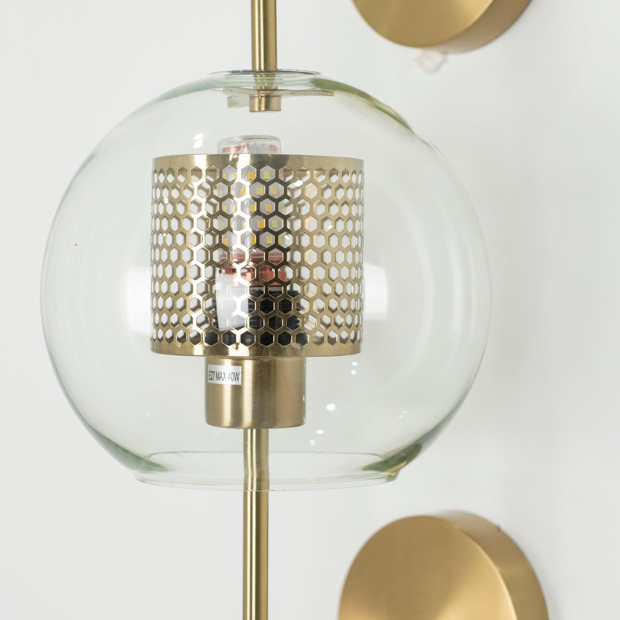 Luxe Glass Wall Light