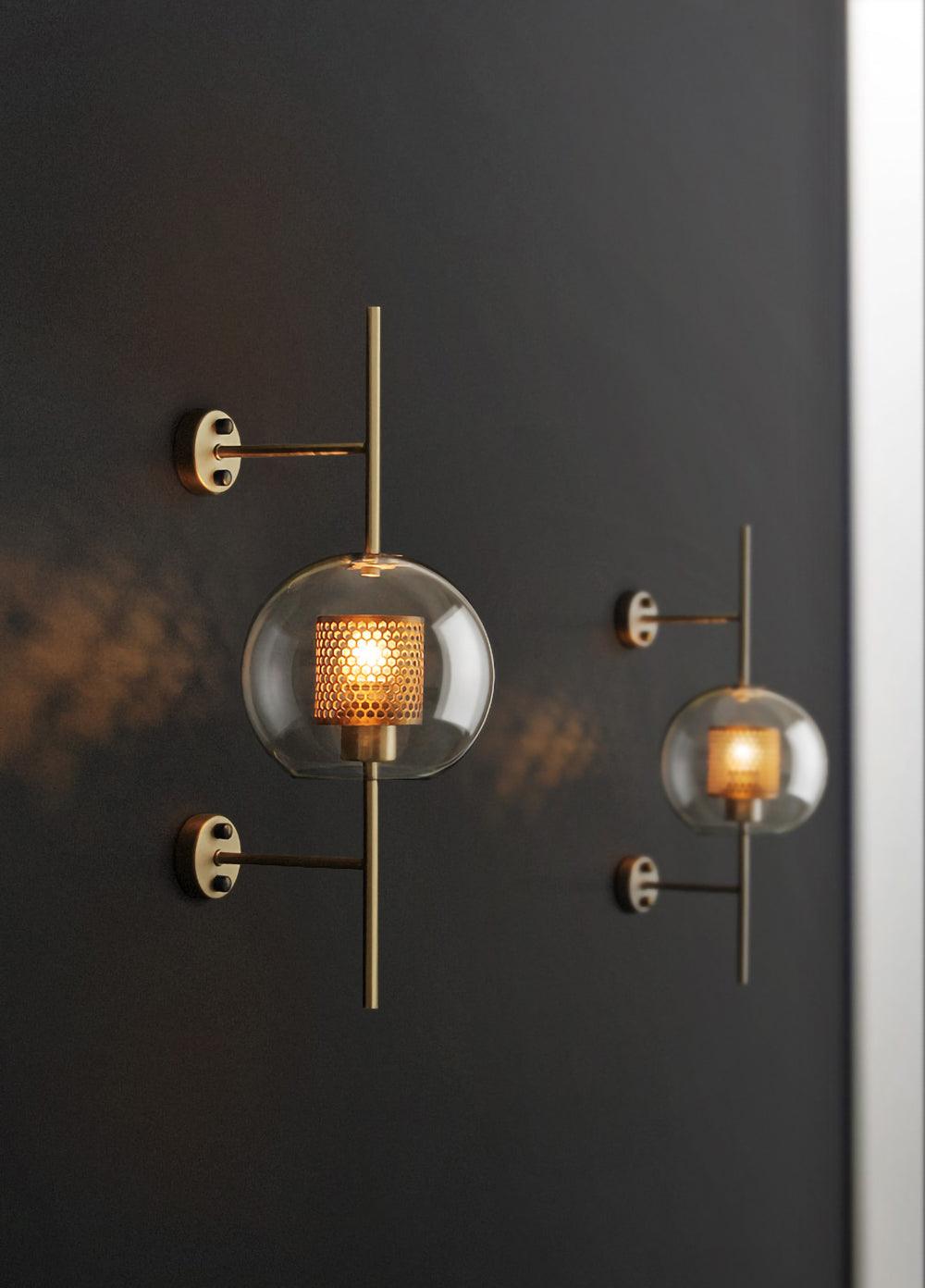 Luxe Glass Wall Light
