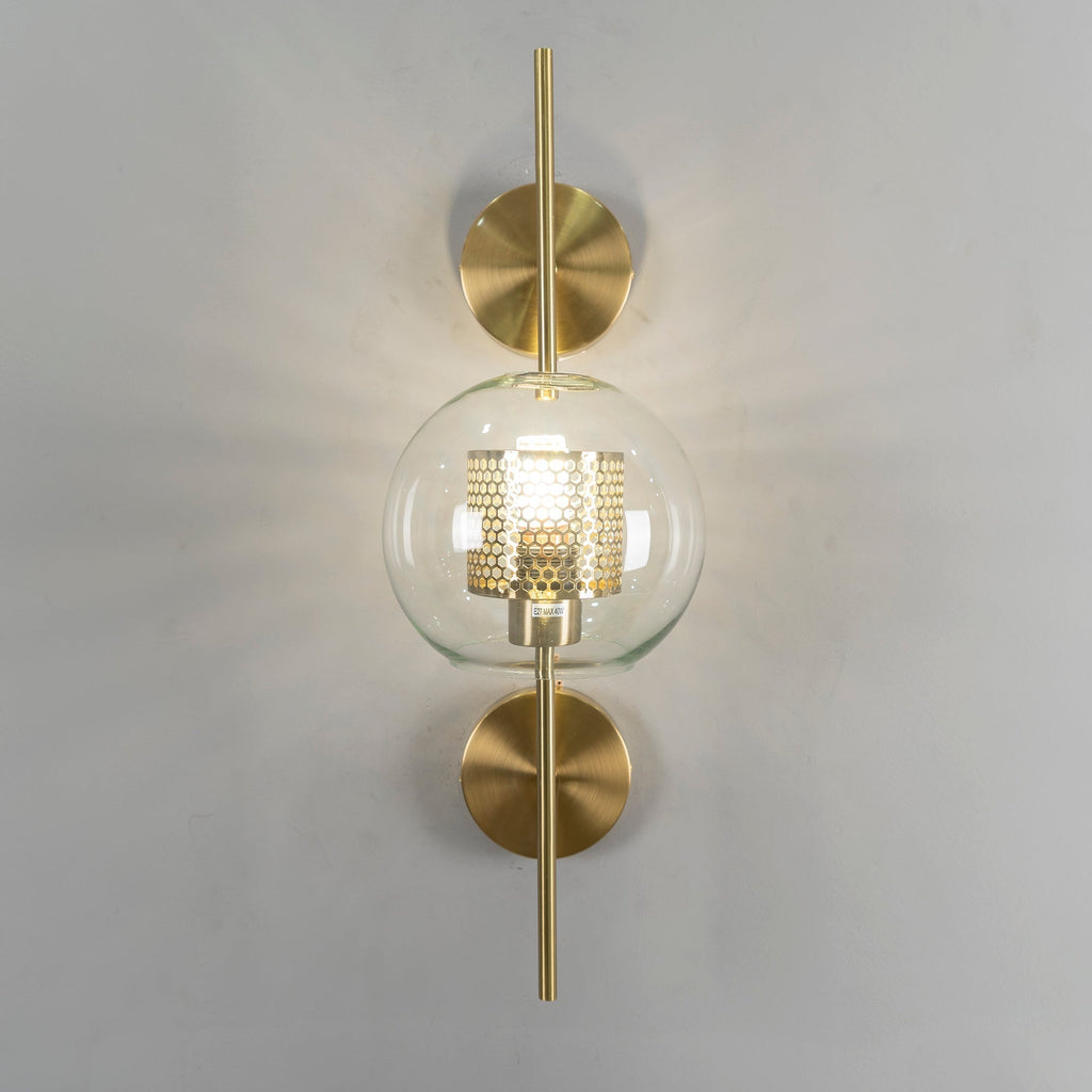 Luxe Glass Wall Light
