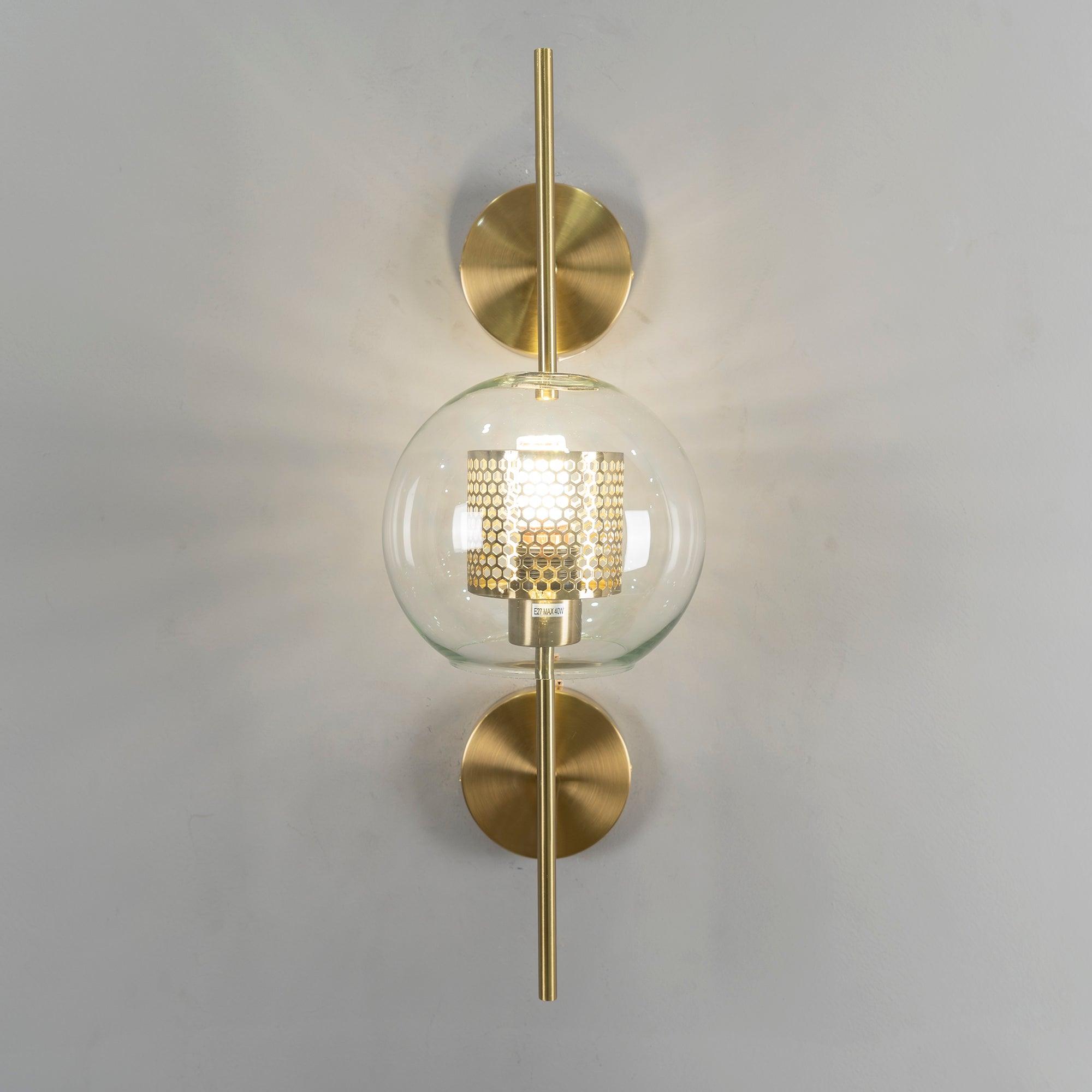 Luxe Glass Wall Light