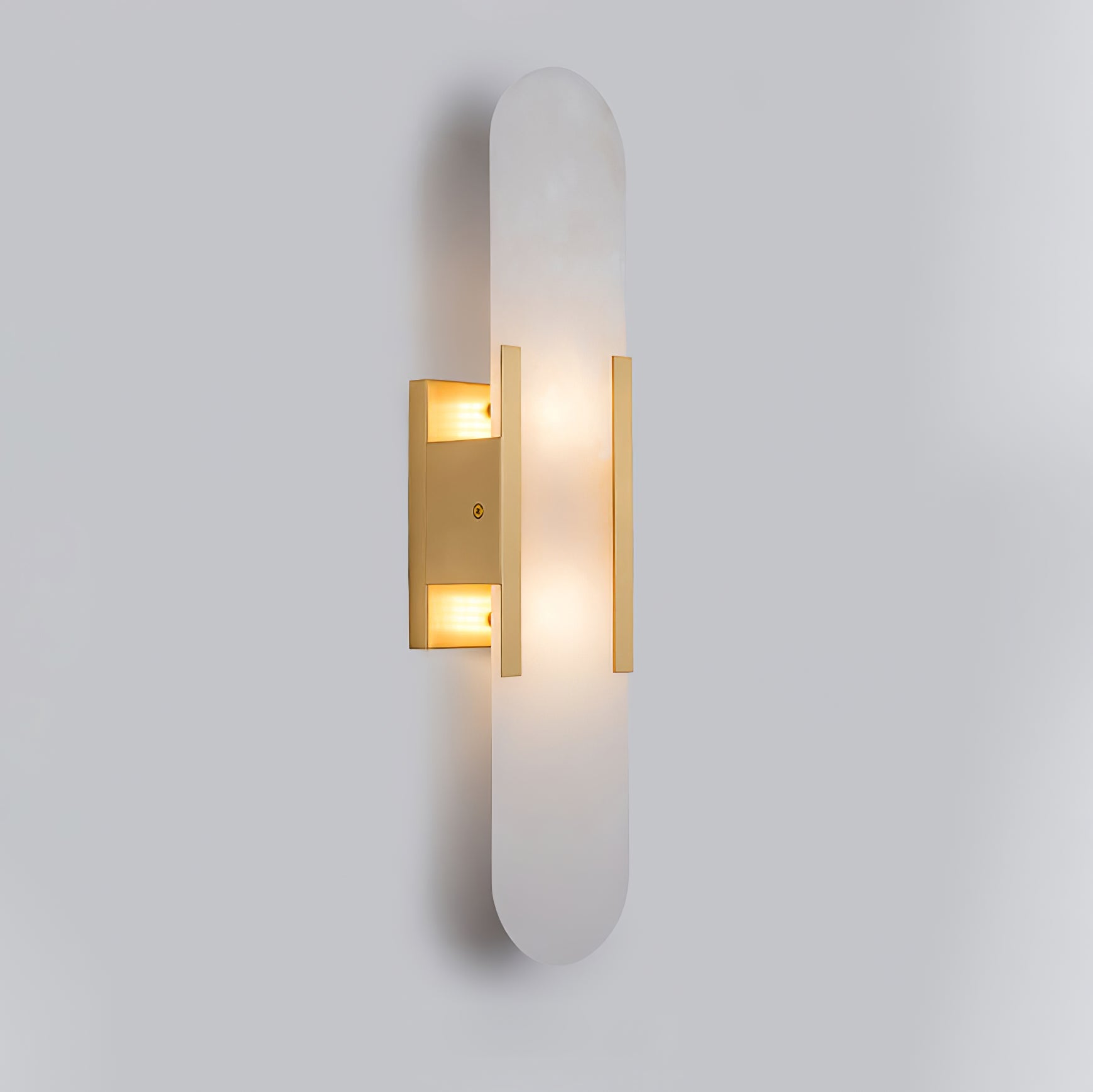 Melange Elongated Alabaster Wall Lamp - ZozHome