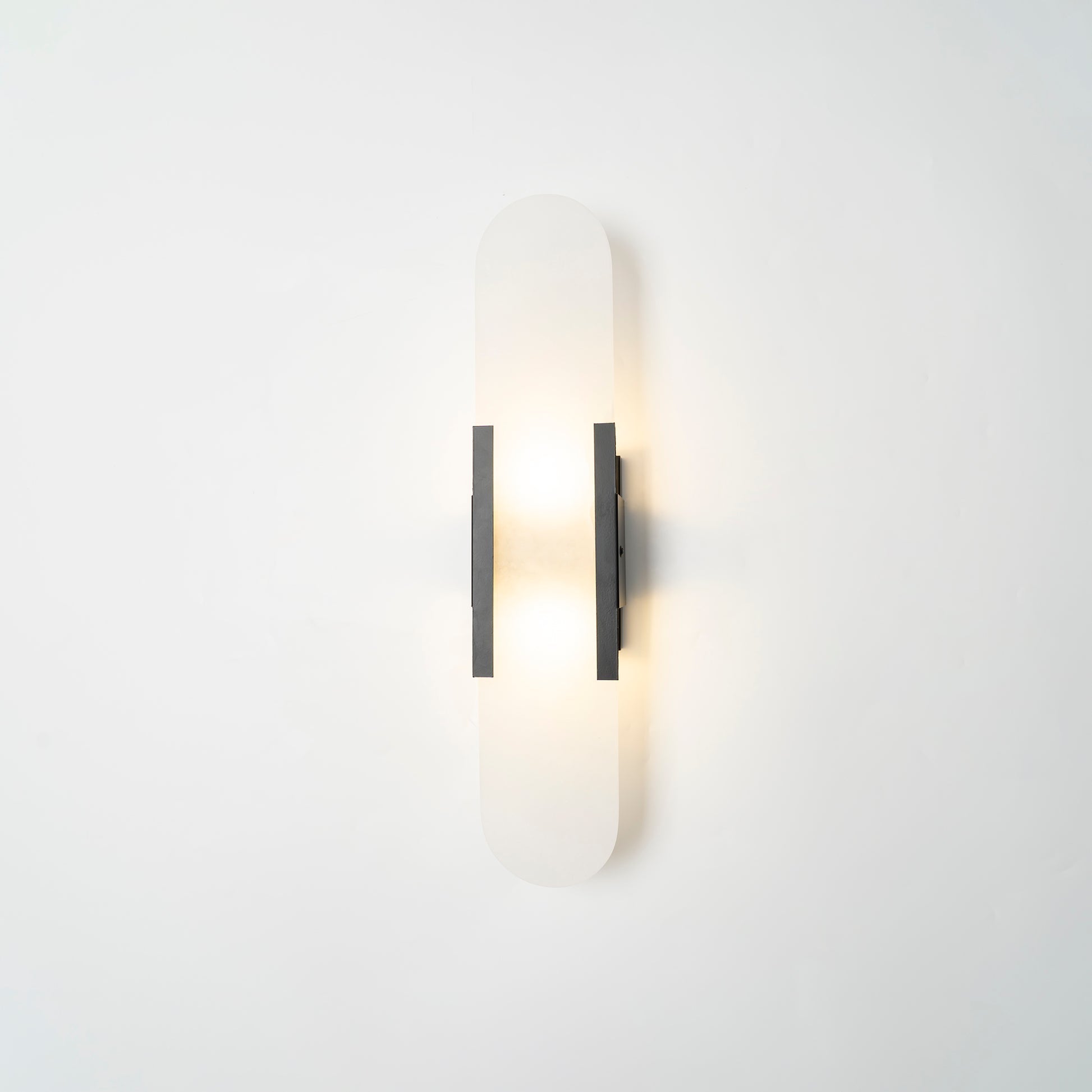 Melange Elongated Alabaster Wall Lamp - ZozHome