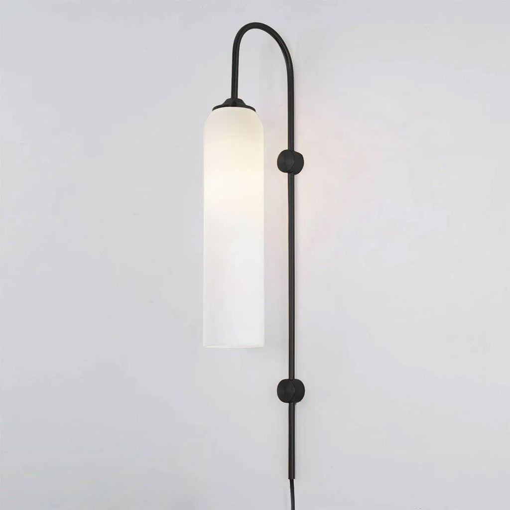 Modern Glass Plug-In Wall Lamp