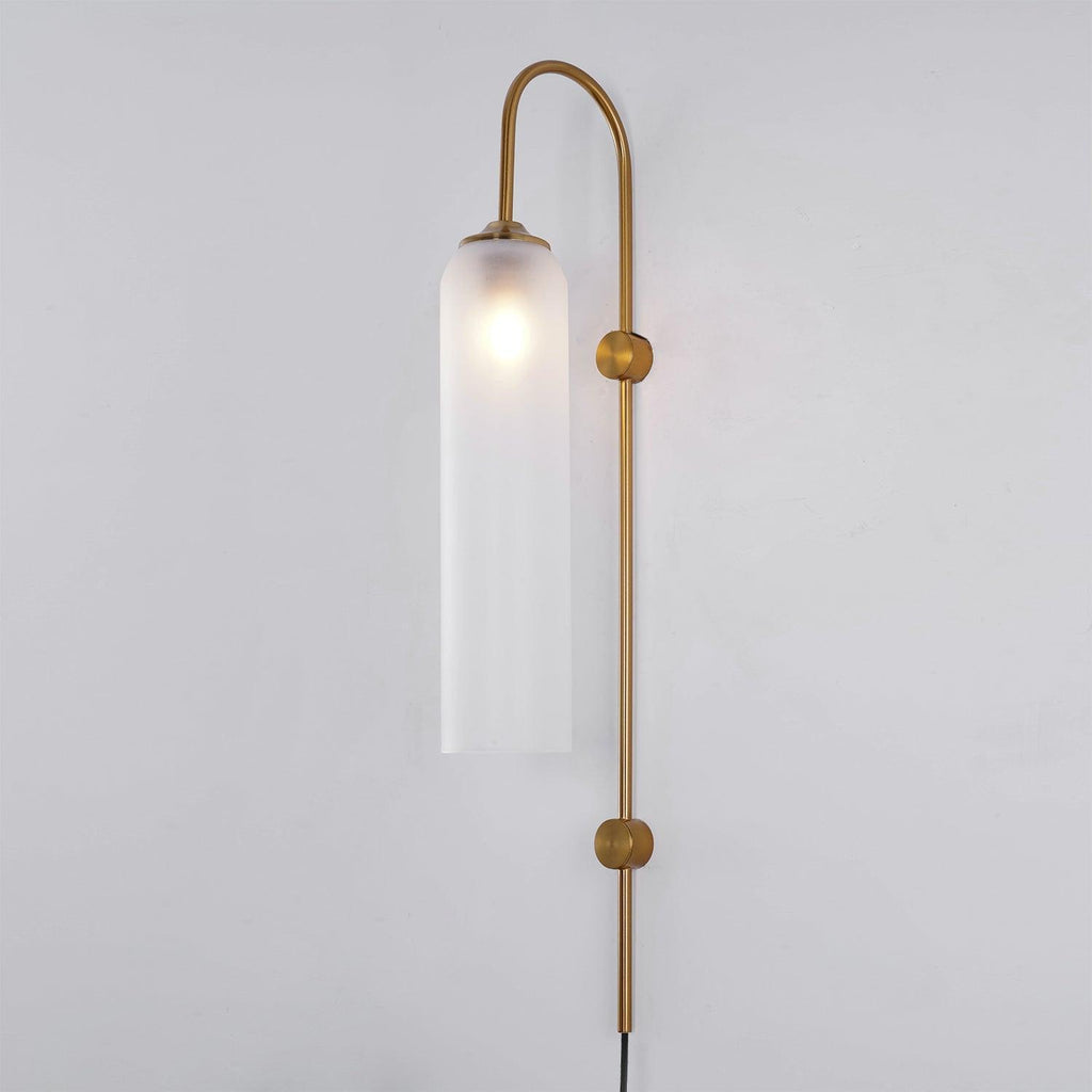 Modern Glass Plug-In Wall Lamp