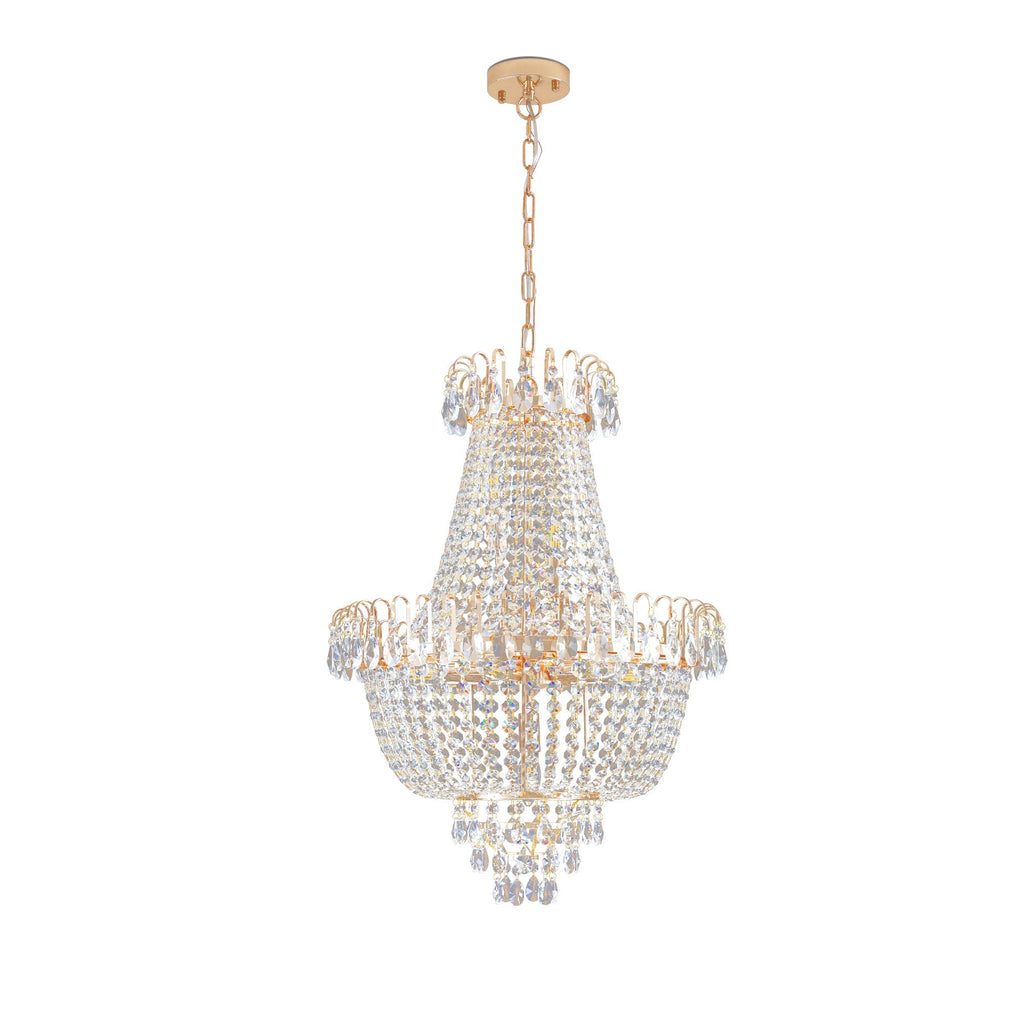 Modern Light Luxury Golden Crystal Chandelier B