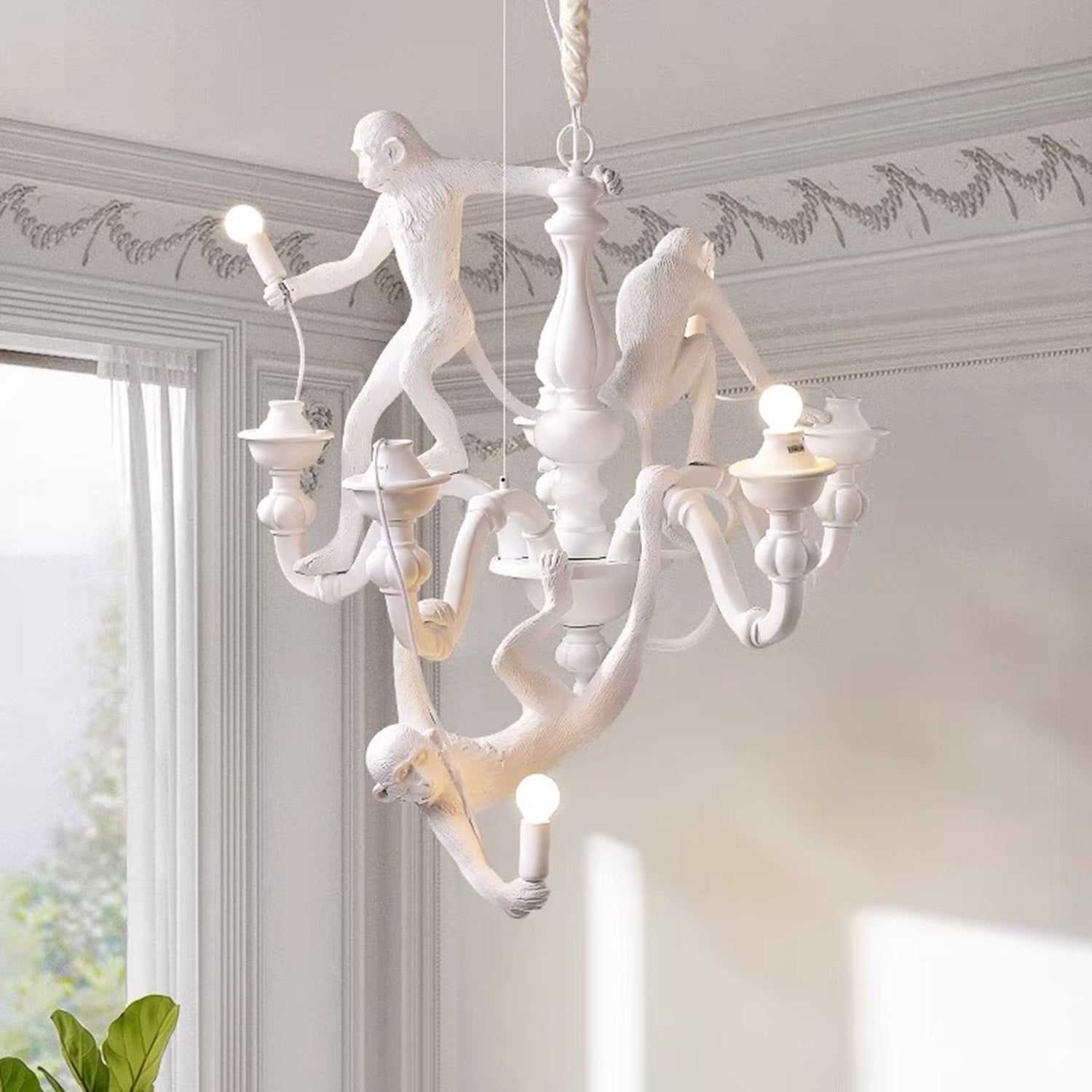 Monkey Chandelier
