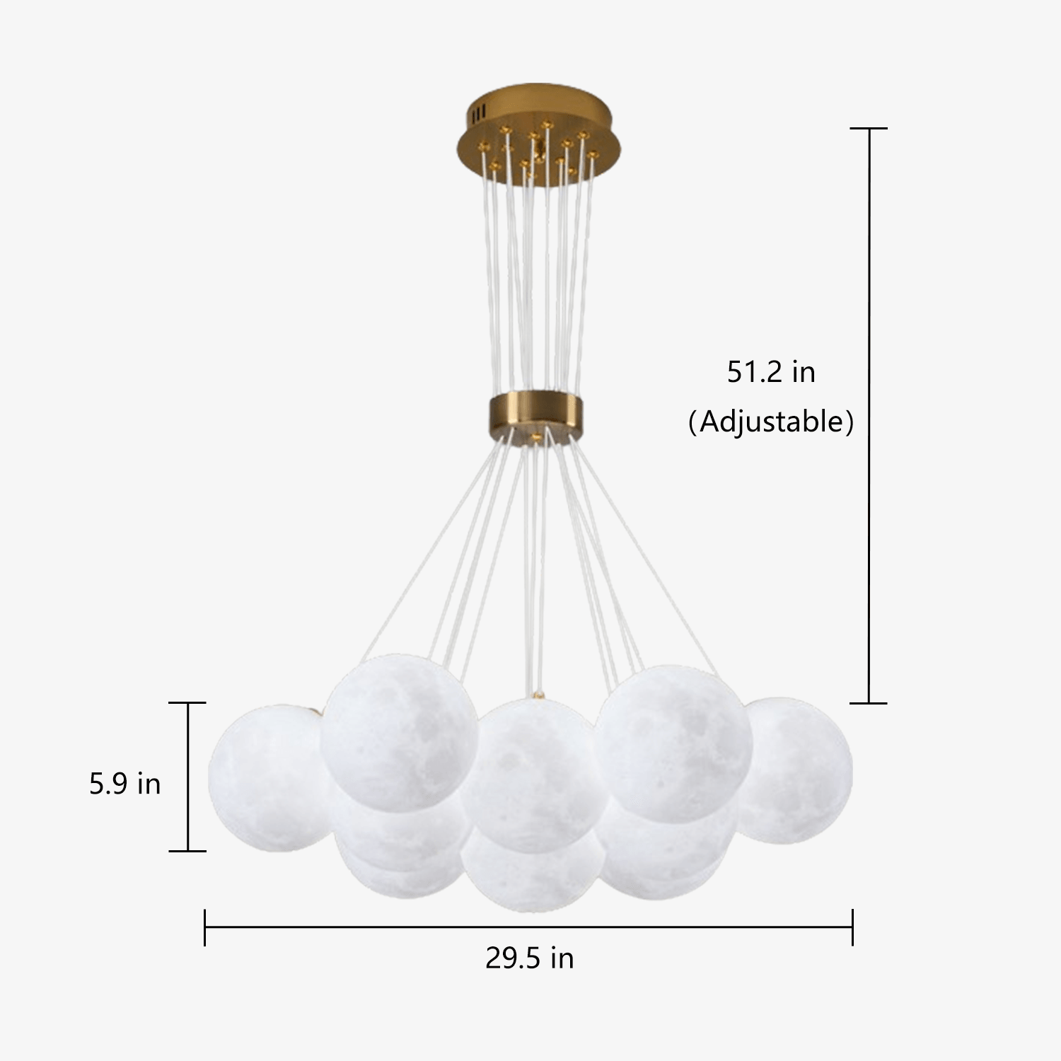 Moon Chandeliers - ZozHome