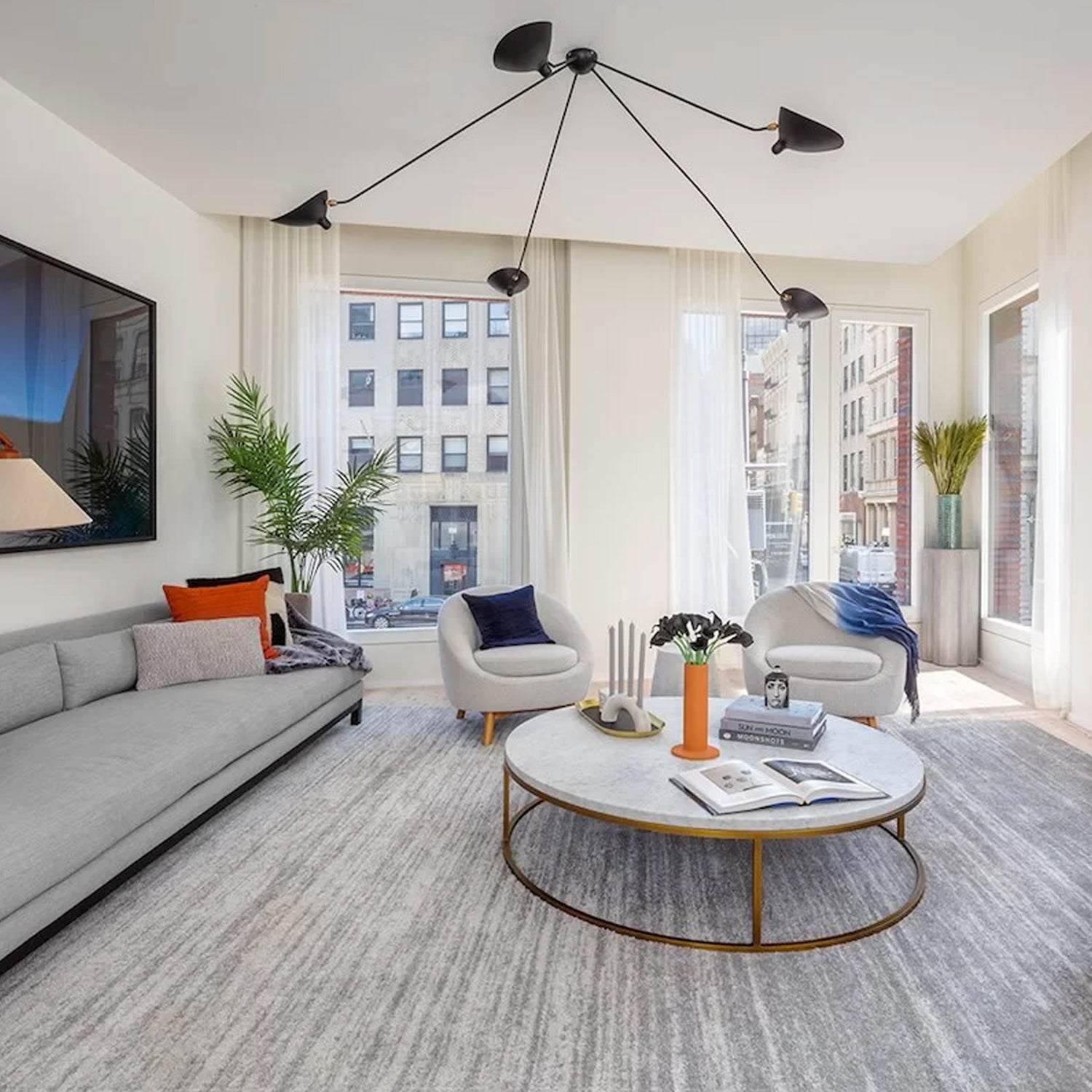 Multi-head Funnel Chandelier